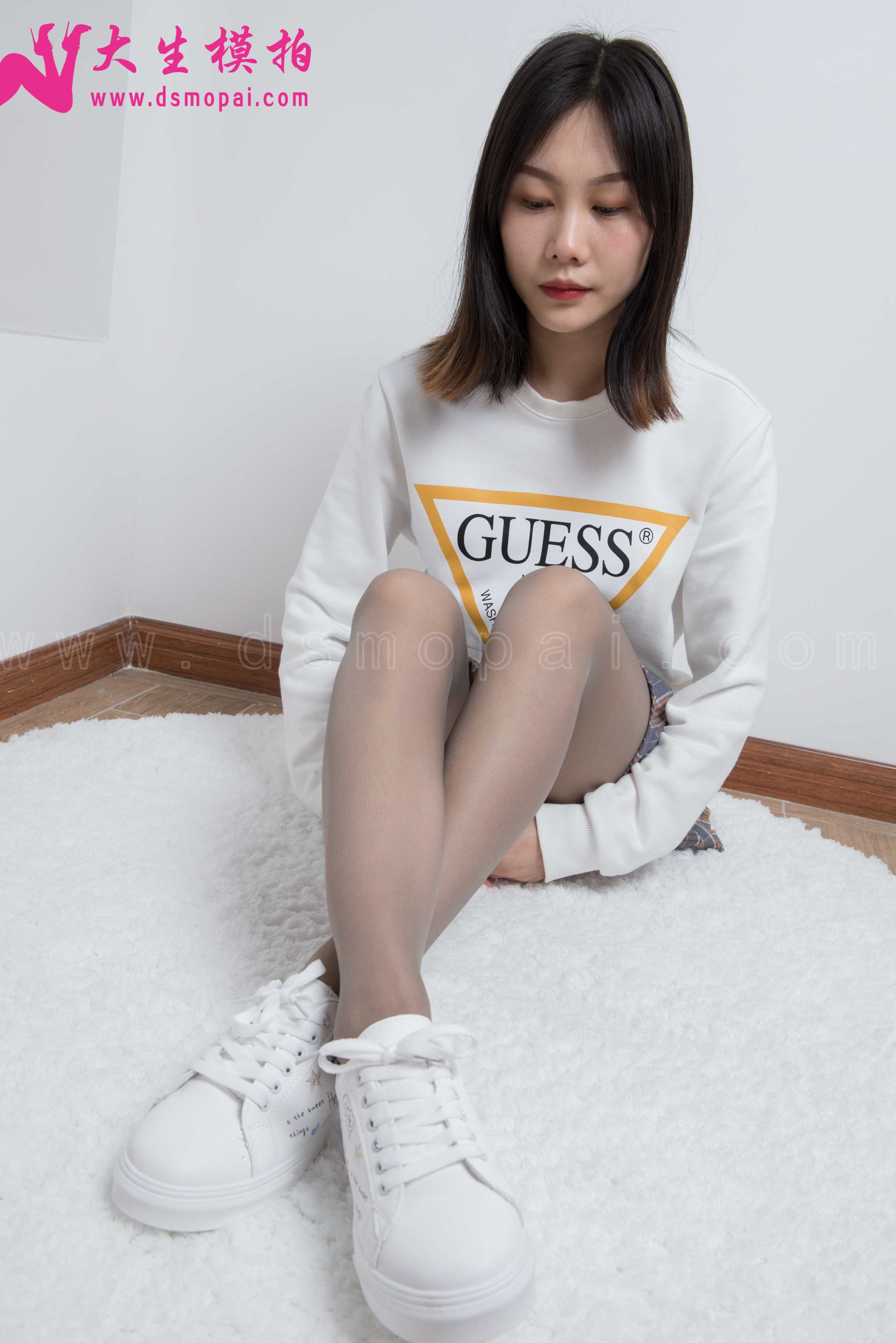 图片[4] - 大生模拍 No.133 小敏 灰丝小白鞋 [57P] - 机器猫次元 - 机器猫次元