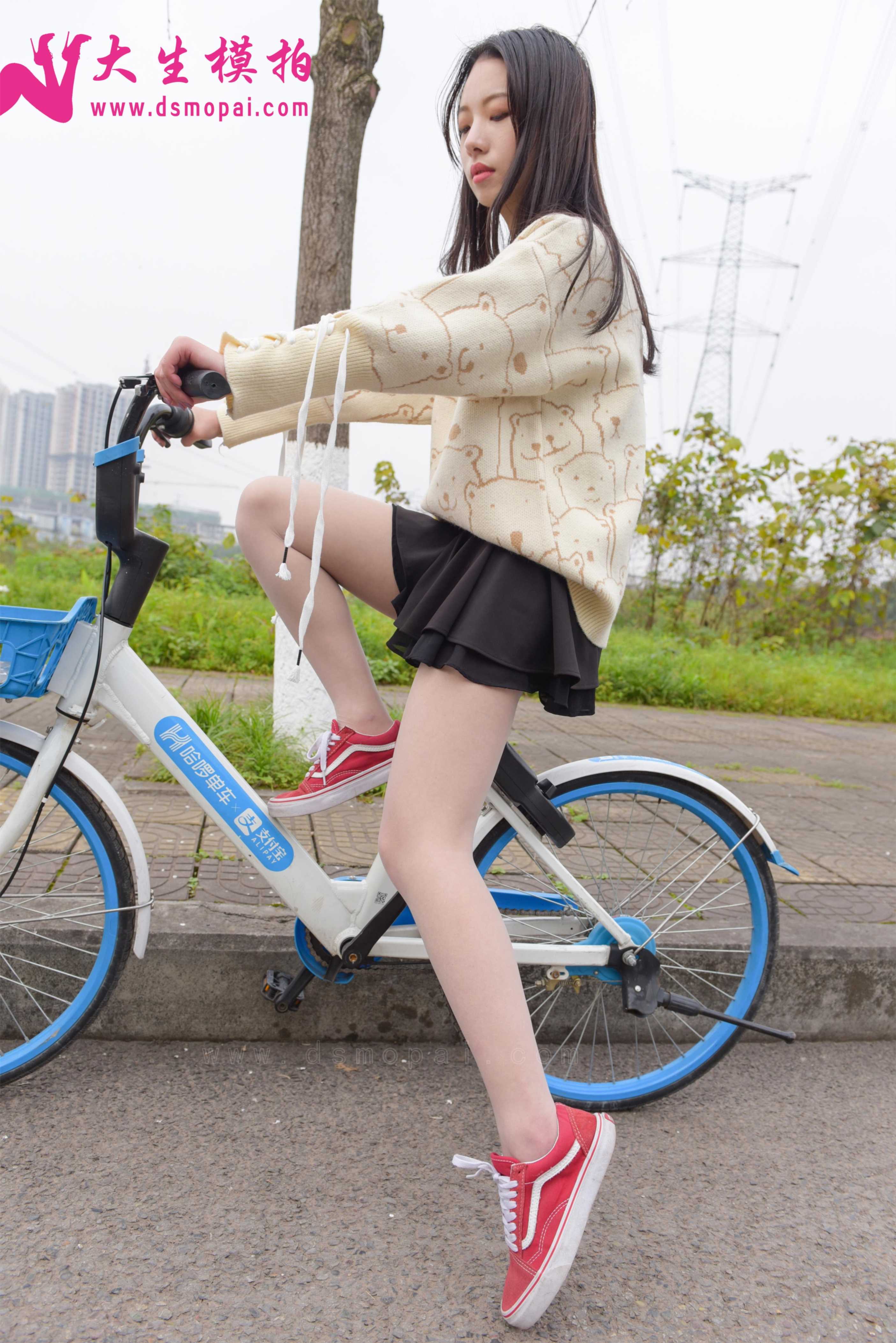 图片[4] - 大生模拍 No.172 青青 单车少女 [49P] - 机器猫次元 - 机器猫次元