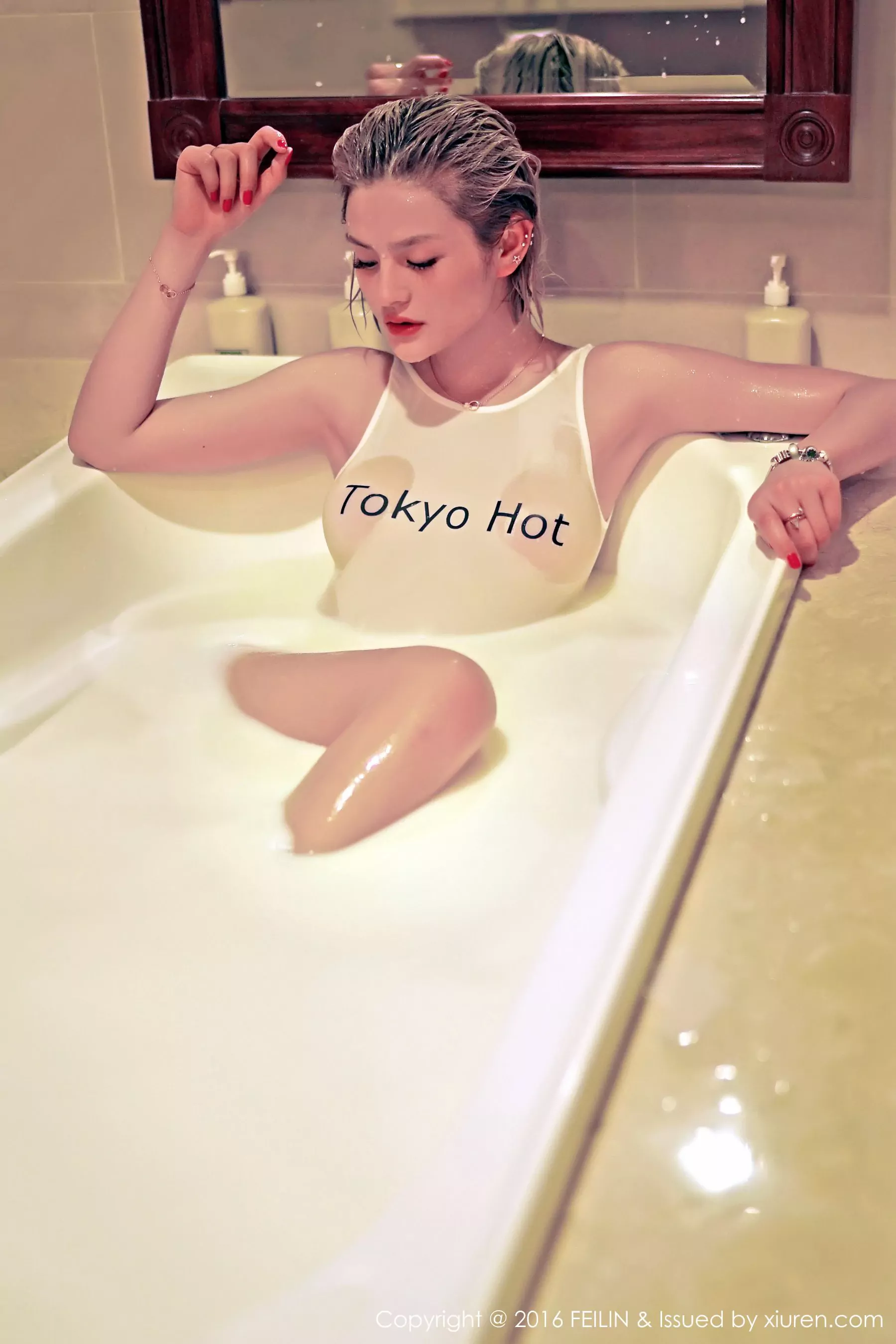 图片[5] - 史雯Swan《Tokyo Hot湿身+蕾丝内衣》 嗲囡囡 Vol.037 - 机器猫次元 - 机器猫次元