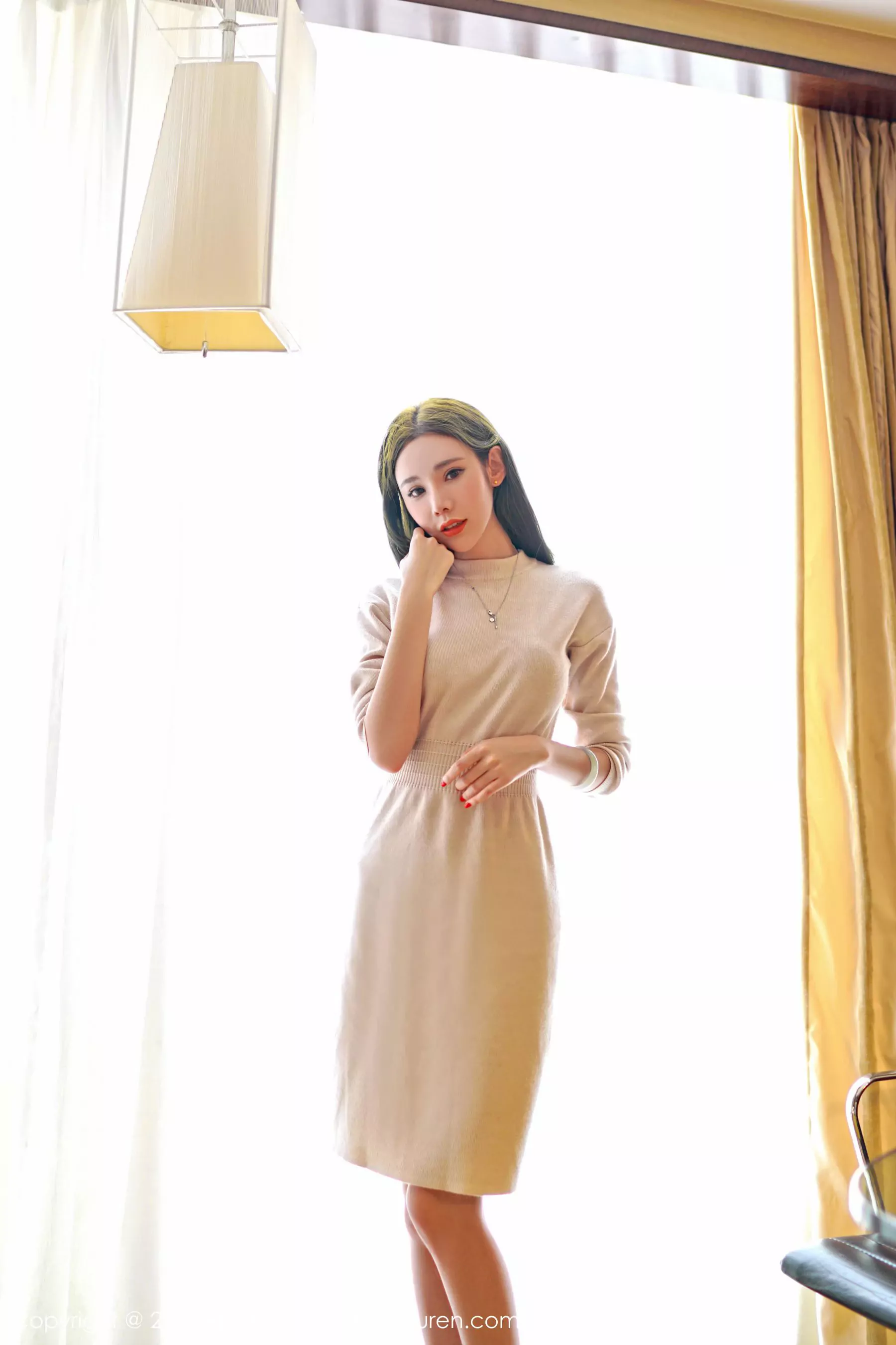 图片[1] - 萌琪琪Irene《精致的五官，白皙的皮肤，完美的胸型，修长的美腿》 嗲囡囡 Vol.059 - 机器猫次元 - 机器猫次元