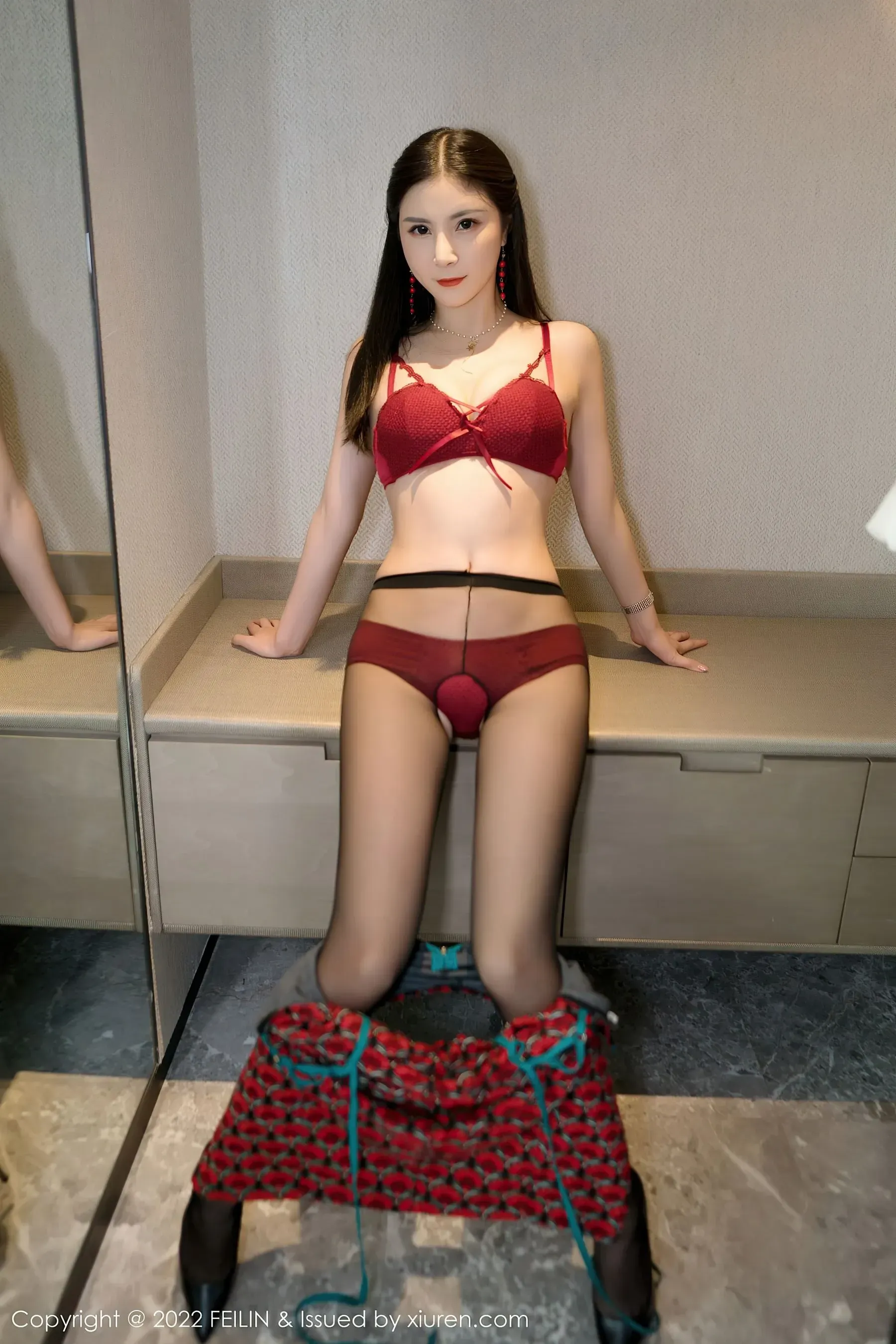 图片[6] - 嗲囡囡 VOL.430 小蛮妖Yummy 吊带长裙黑丝美腿 - 机器猫次元 - 机器猫次元