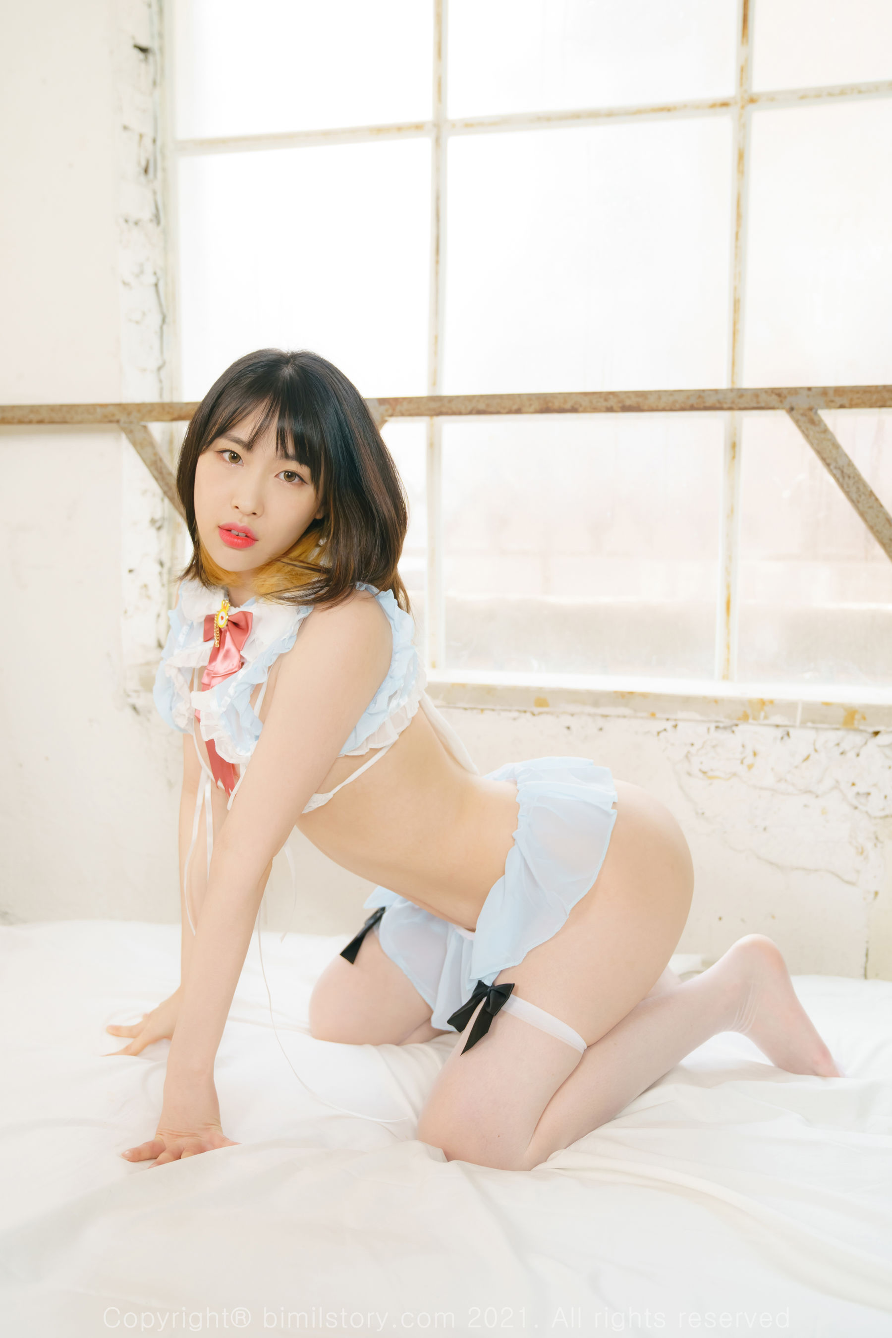 图片[4] - [Bimilstory] Uhye - No.01 Cute Maid [87P] - 机器猫次元 - 机器猫次元