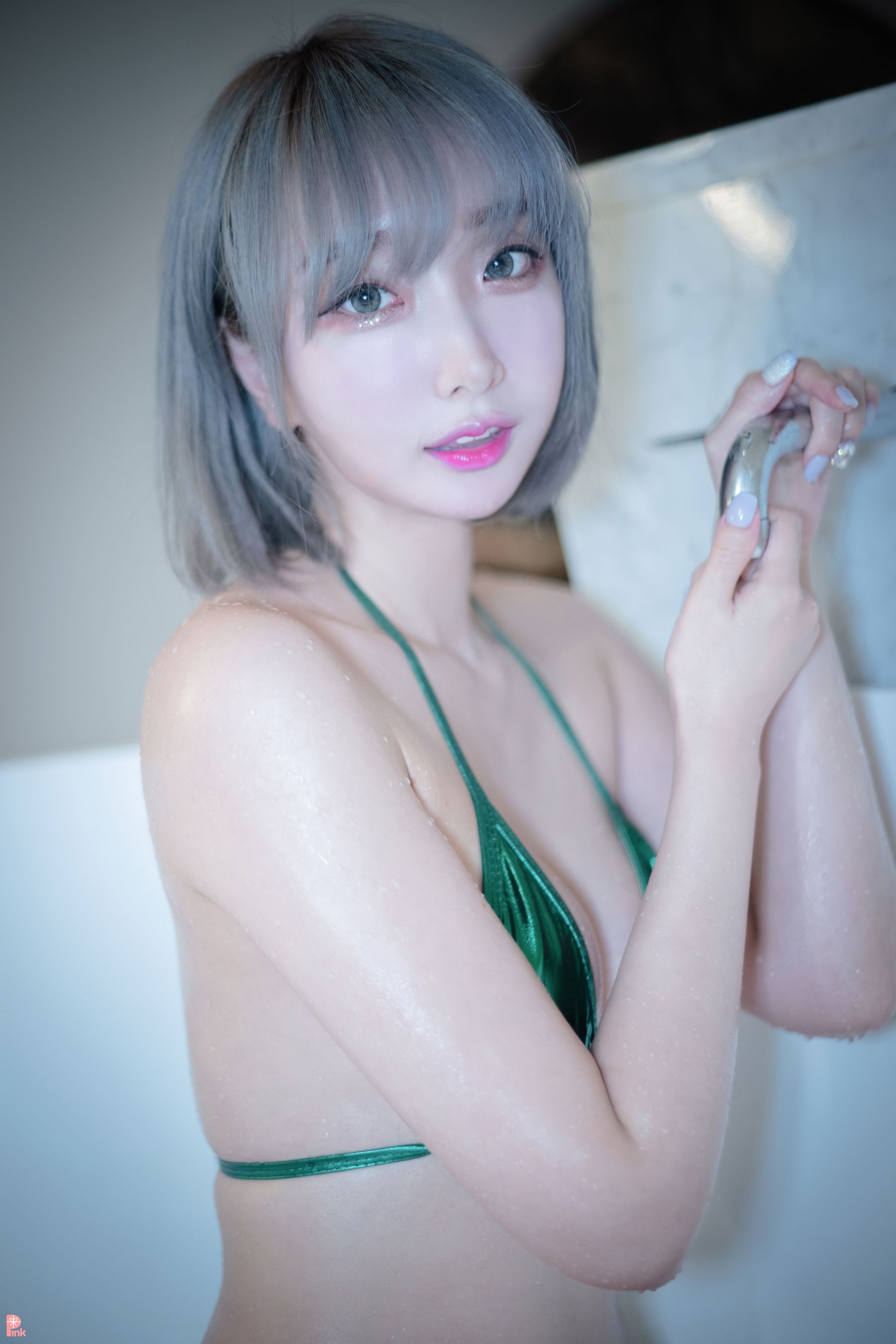 图片[2] - PINK RIBBON Dayeon - E-bIKINI Green [67P] - 机器猫次元 - 机器猫次元
