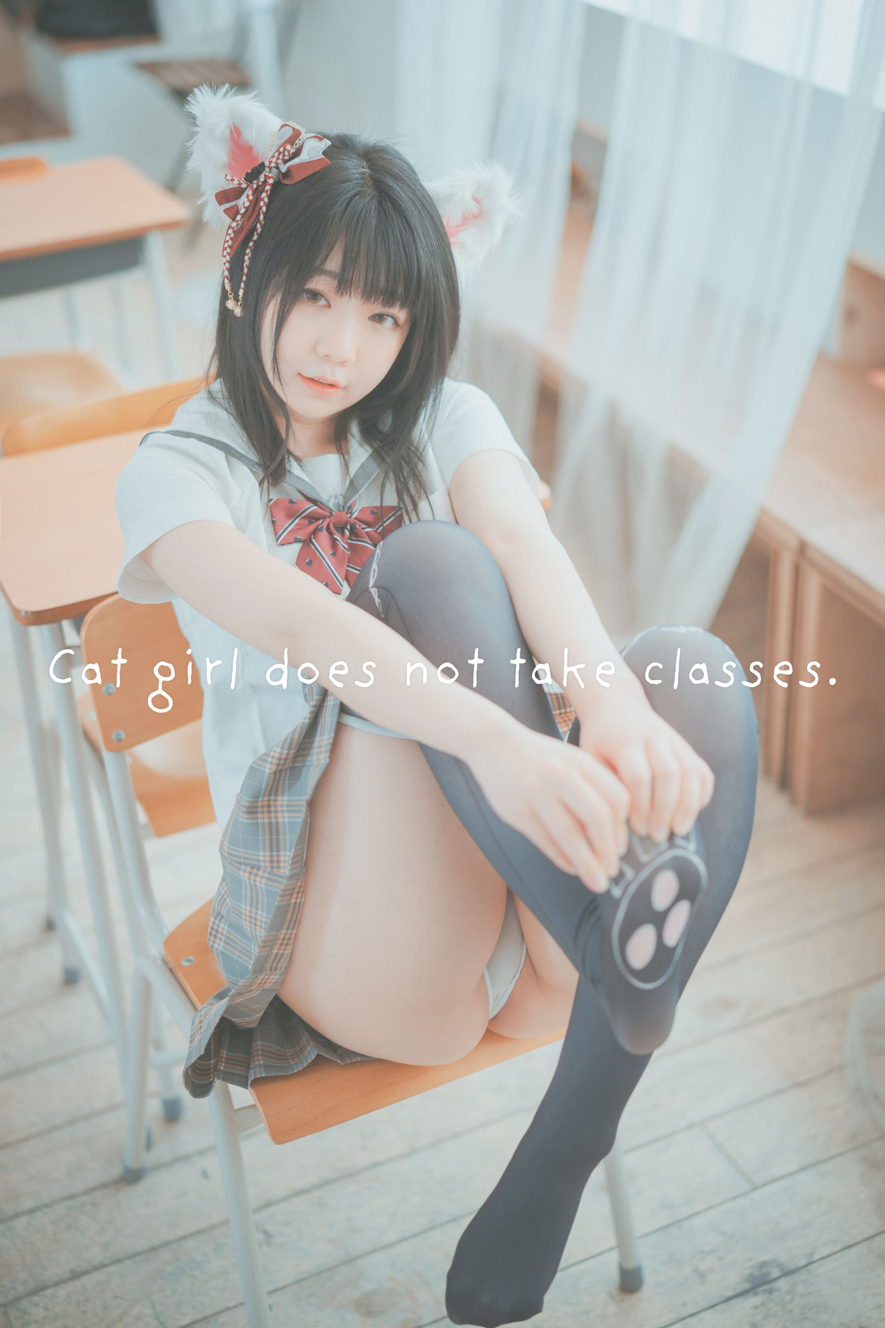 图片[1] - [DJAWA] Pian - Cat girl does not take classes [23P] - 机器猫次元 - 机器猫次元