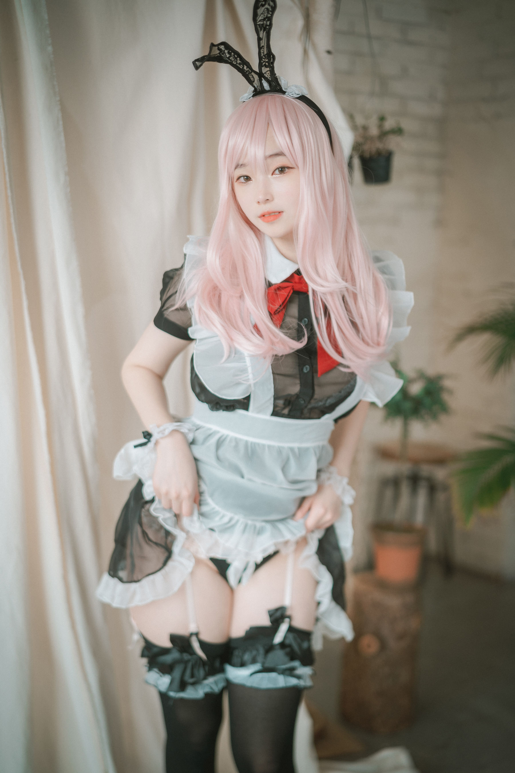 图片[1] - [DJAWA] Bambi - Sheer Bunny Maid [50P] - 机器猫次元 - 机器猫次元