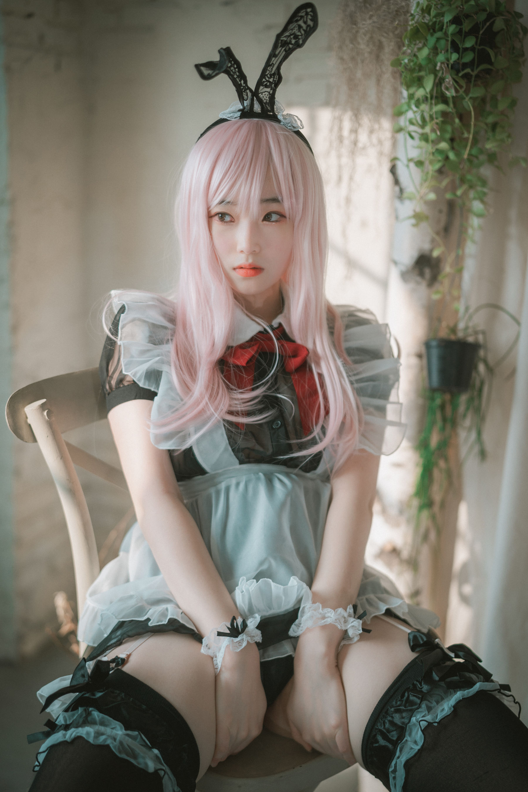 图片[3] - [DJAWA] Bambi - Sheer Bunny Maid [50P] - 机器猫次元 - 机器猫次元