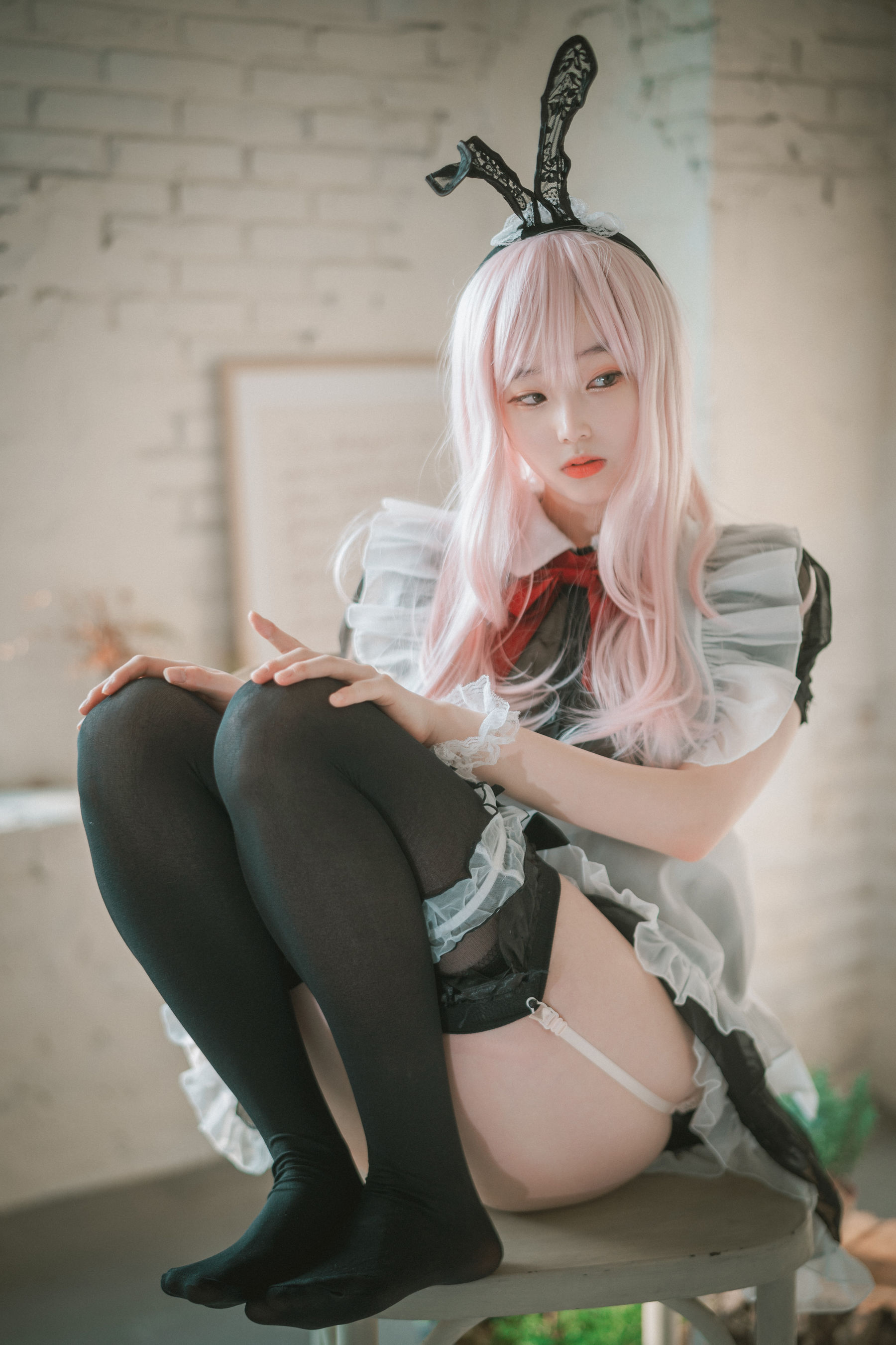 图片[2] - [DJAWA] Bambi - Sheer Bunny Maid [50P] - 机器猫次元 - 机器猫次元