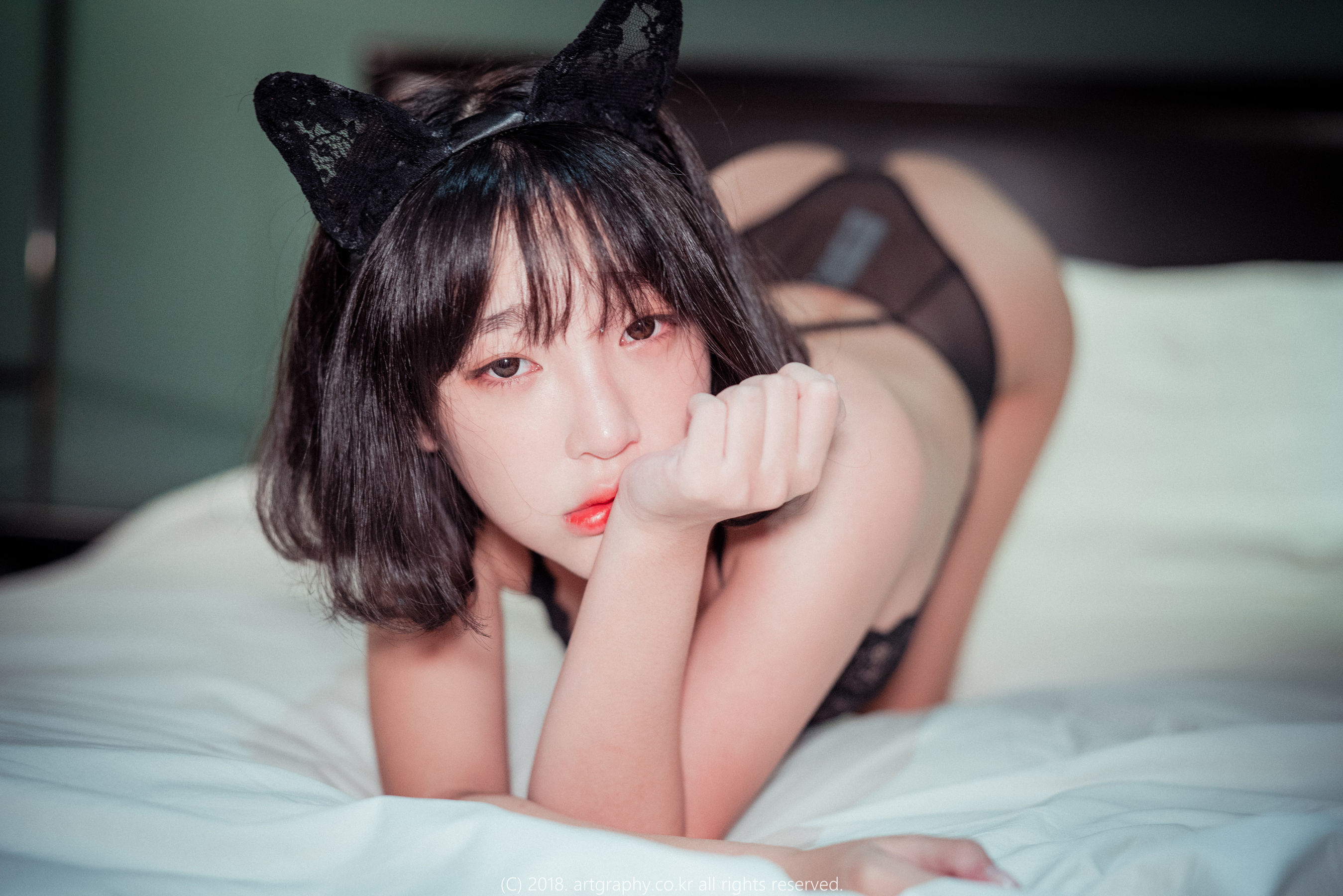 图片[7] - [ARTGRAVIA] VOL.034 姜仁卿 - 蕾丝猫女 [41P] - 机器猫次元 - 机器猫次元