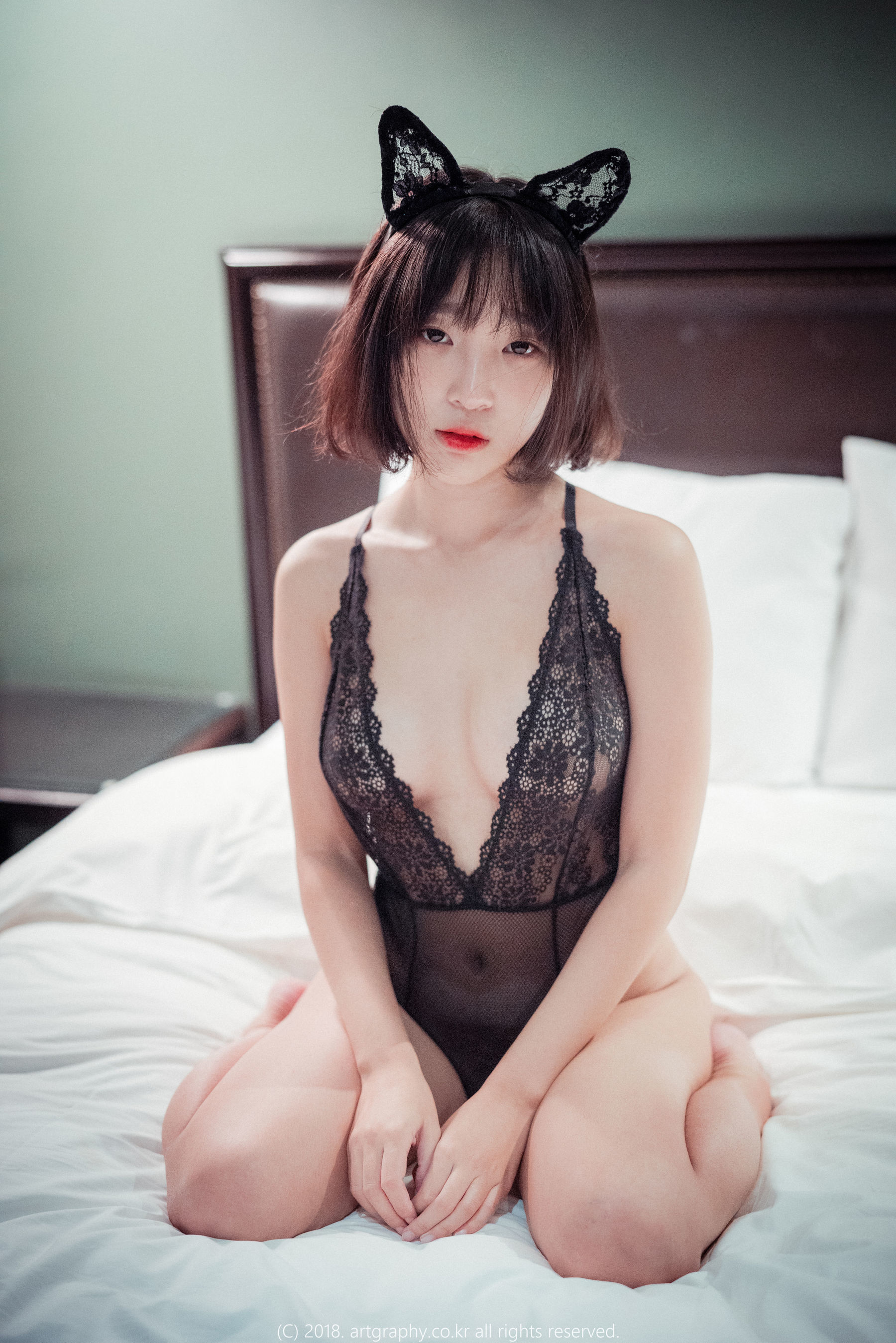 图片[1] - [ARTGRAVIA] VOL.034 姜仁卿 - 蕾丝猫女 [41P] - 机器猫次元 - 机器猫次元