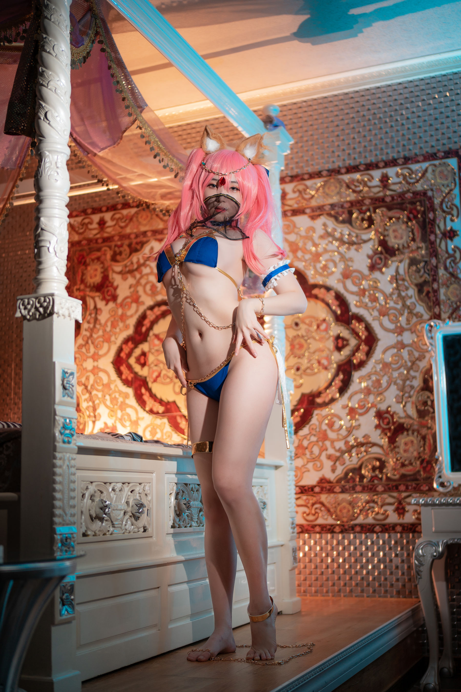 图片[2] - [CreamSoda] Bambi - Cosplay Tamamo&Kama [40P] - 机器猫次元 - 机器猫次元