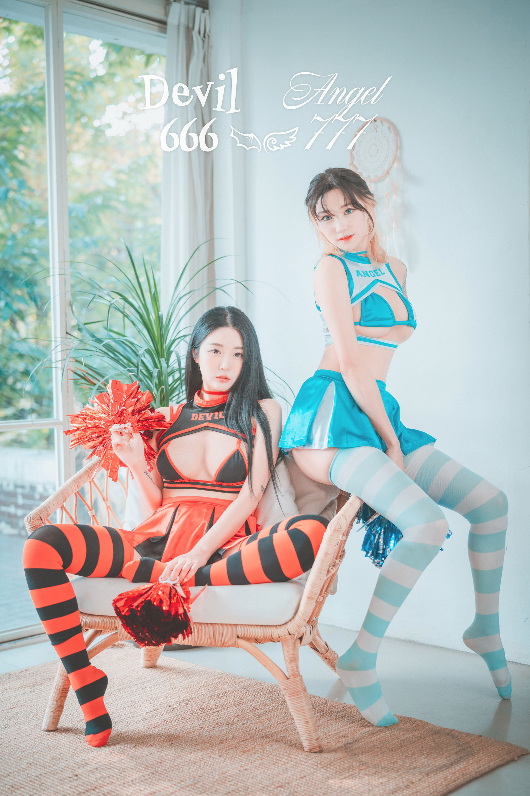 图片[1] - [DJAWA] Bomi & Taeri - Devil 666 & Angel 777 [81P] - 机器猫次元 - 机器猫次元