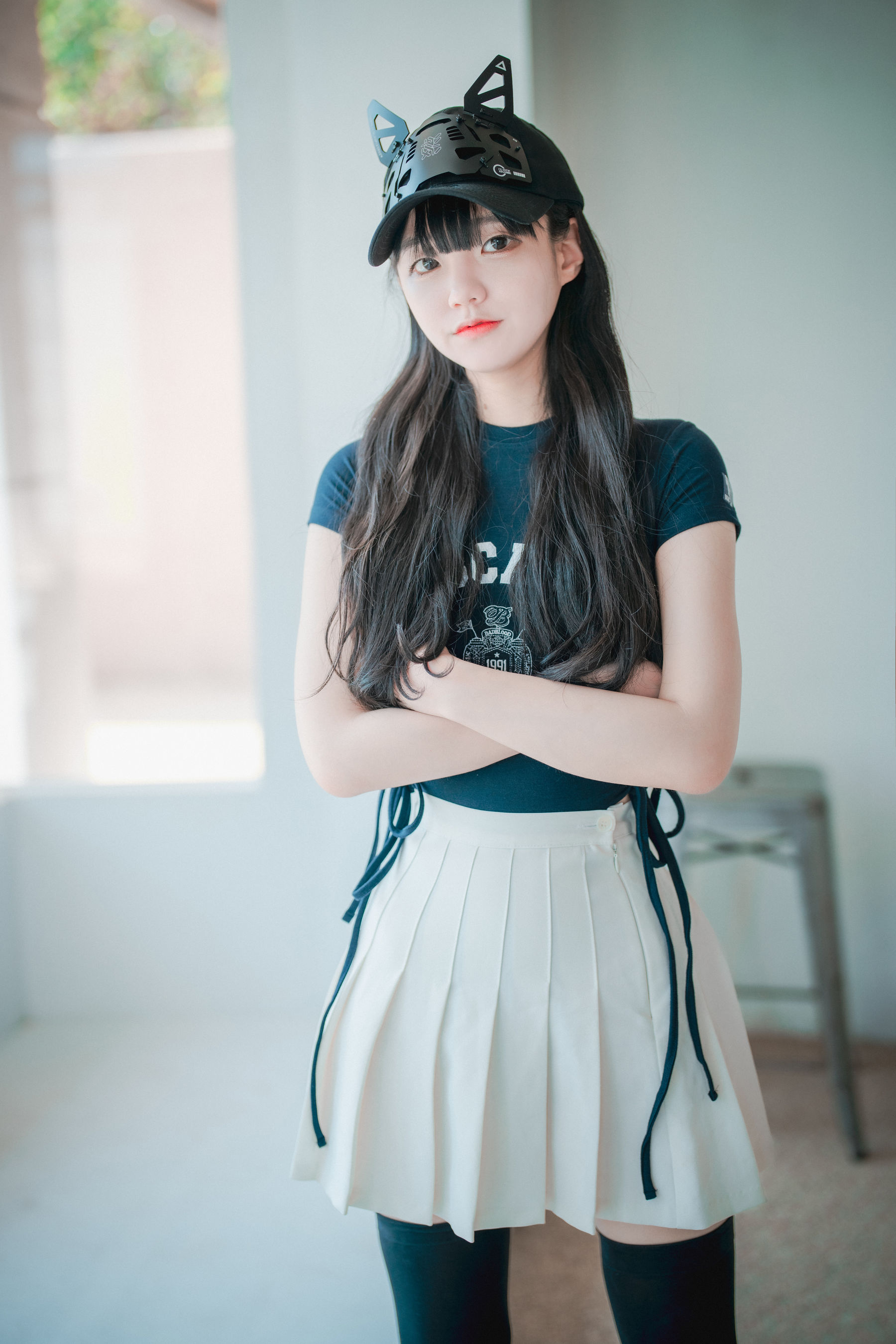 图片[3] - [DJAWA] Jeong Jenny - Classic Athletic Girl in Navy Blue [71P] - 机器猫次元 - 机器猫次元