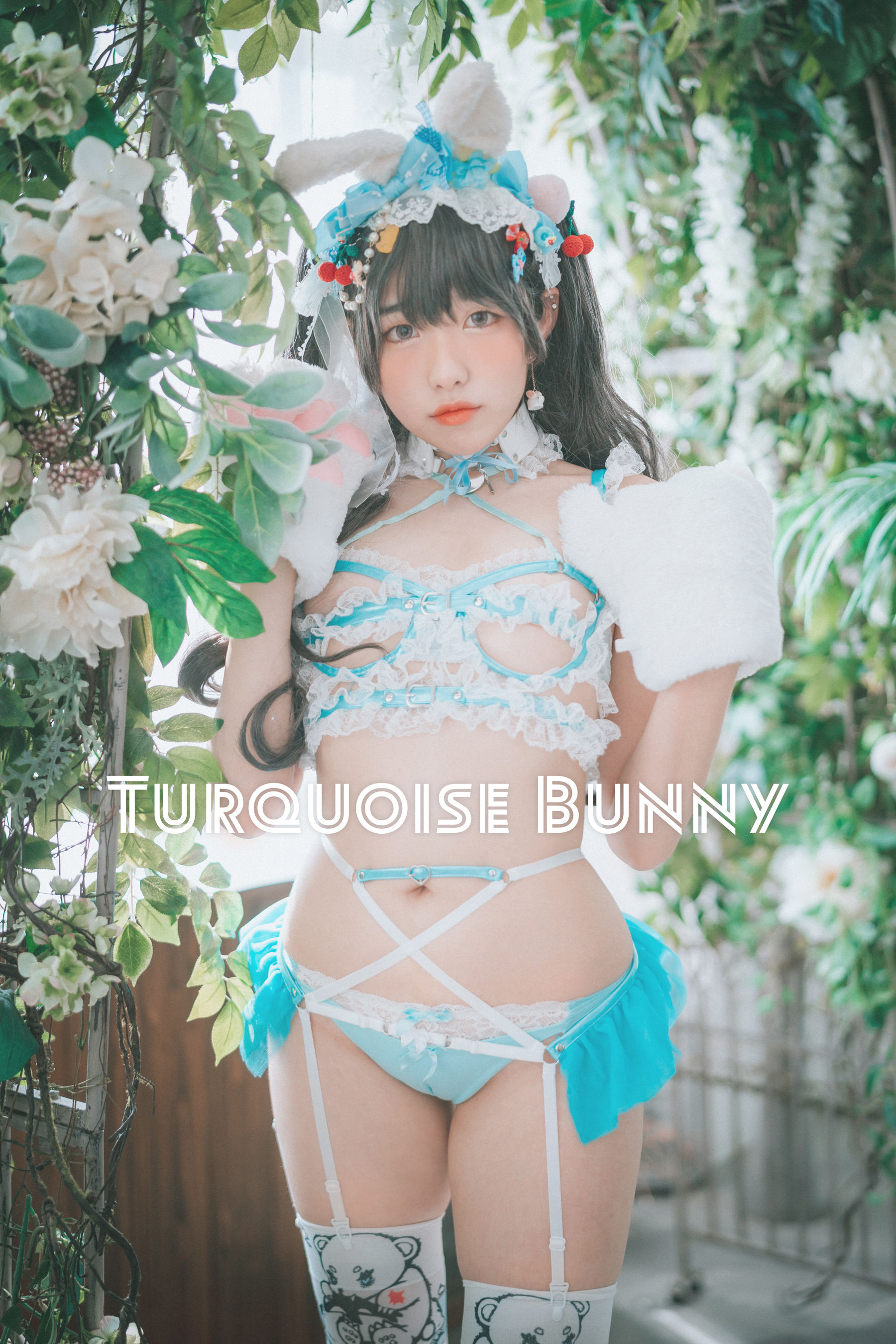 图片[1] - [DJAWA] Sonson - Turquoise Bunny [50P] - 机器猫次元 - 机器猫次元