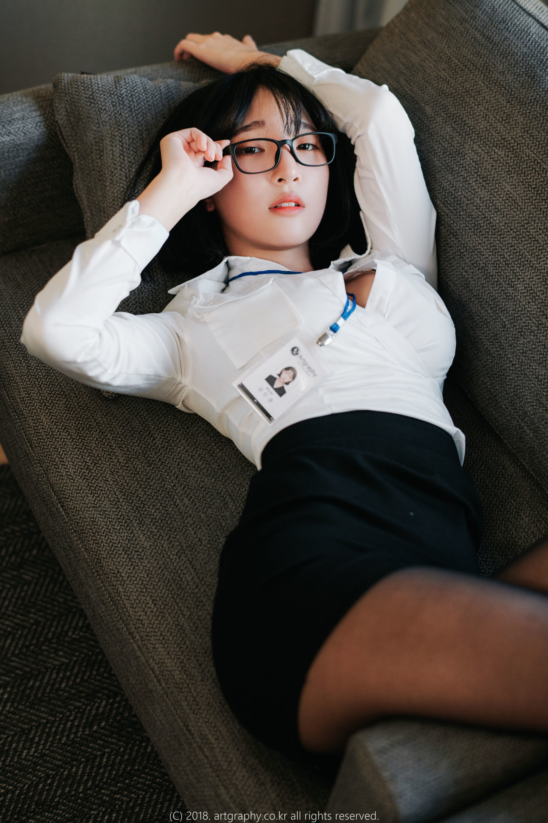 图片[6] - [ARTGRAVIA] VOL.042 姜仁卿 - 黑丝制服+女仆诱惑 [62P] - 机器猫次元 - 机器猫次元
