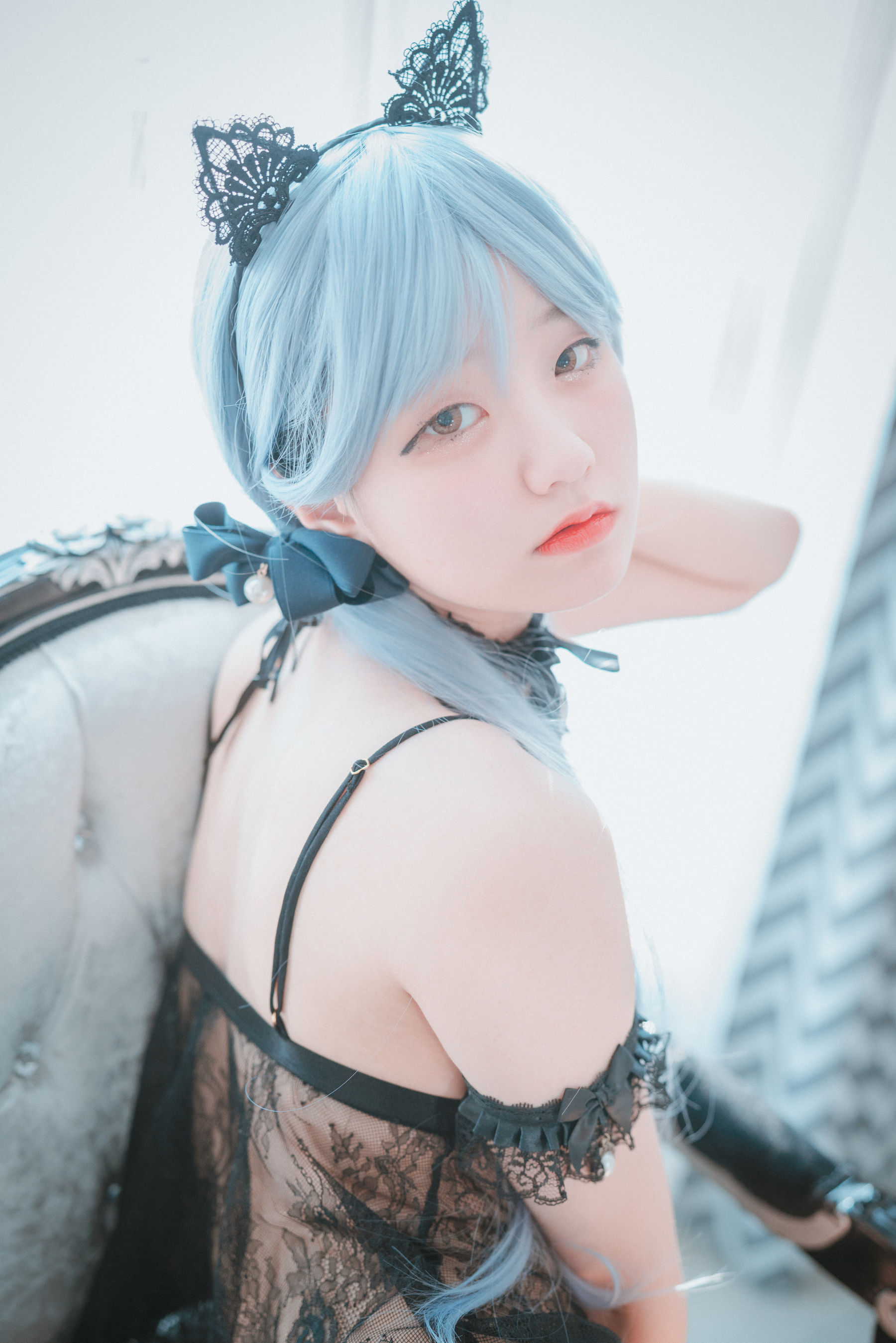 图片[6] - [DJAWA] Jenny - Schwarz und Weiß Katzenmädchen [34P] - 机器猫次元 - 机器猫次元
