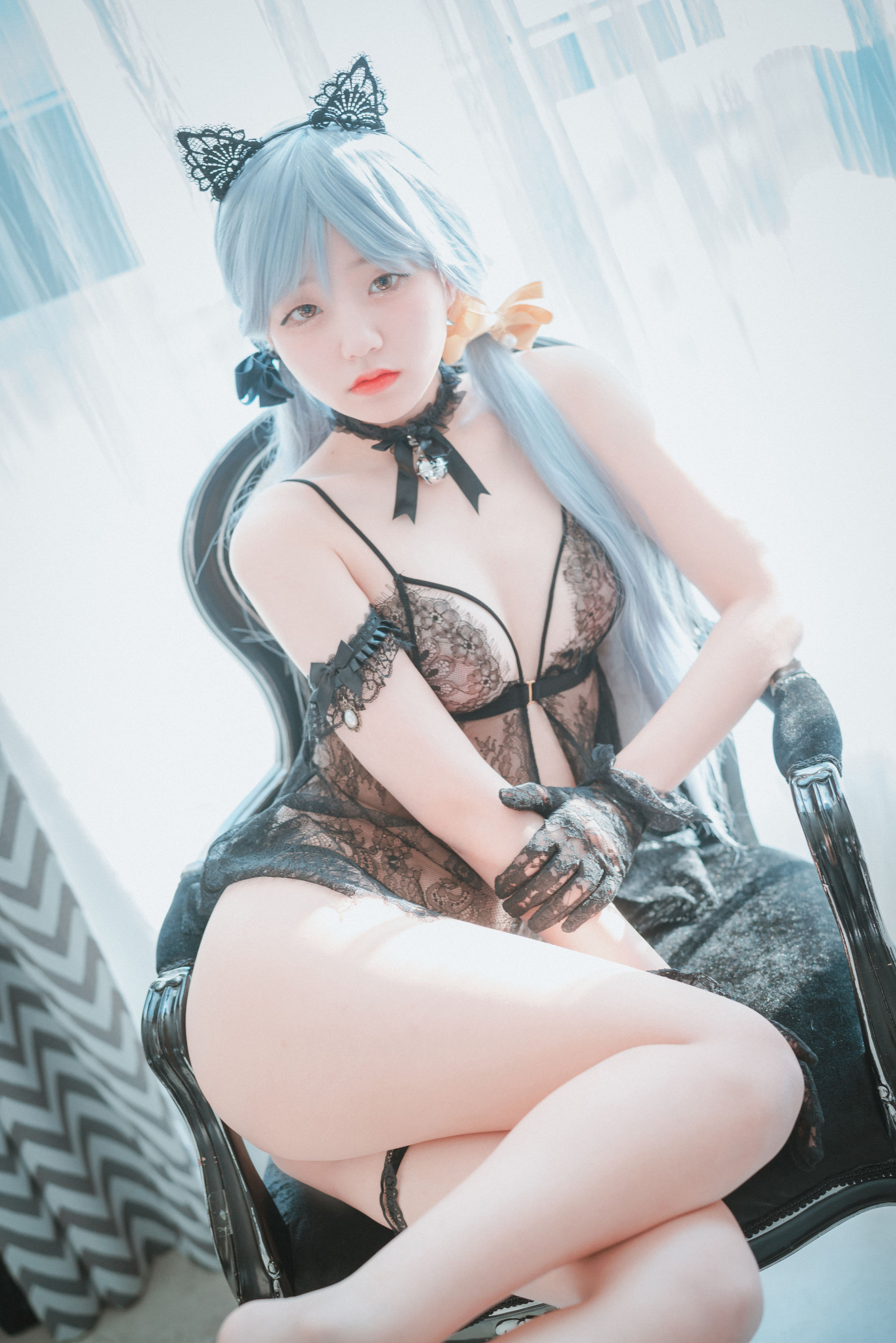 图片[2] - [DJAWA] Jenny - Schwarz und Weiß Katzenmädchen [34P] - 机器猫次元 - 机器猫次元