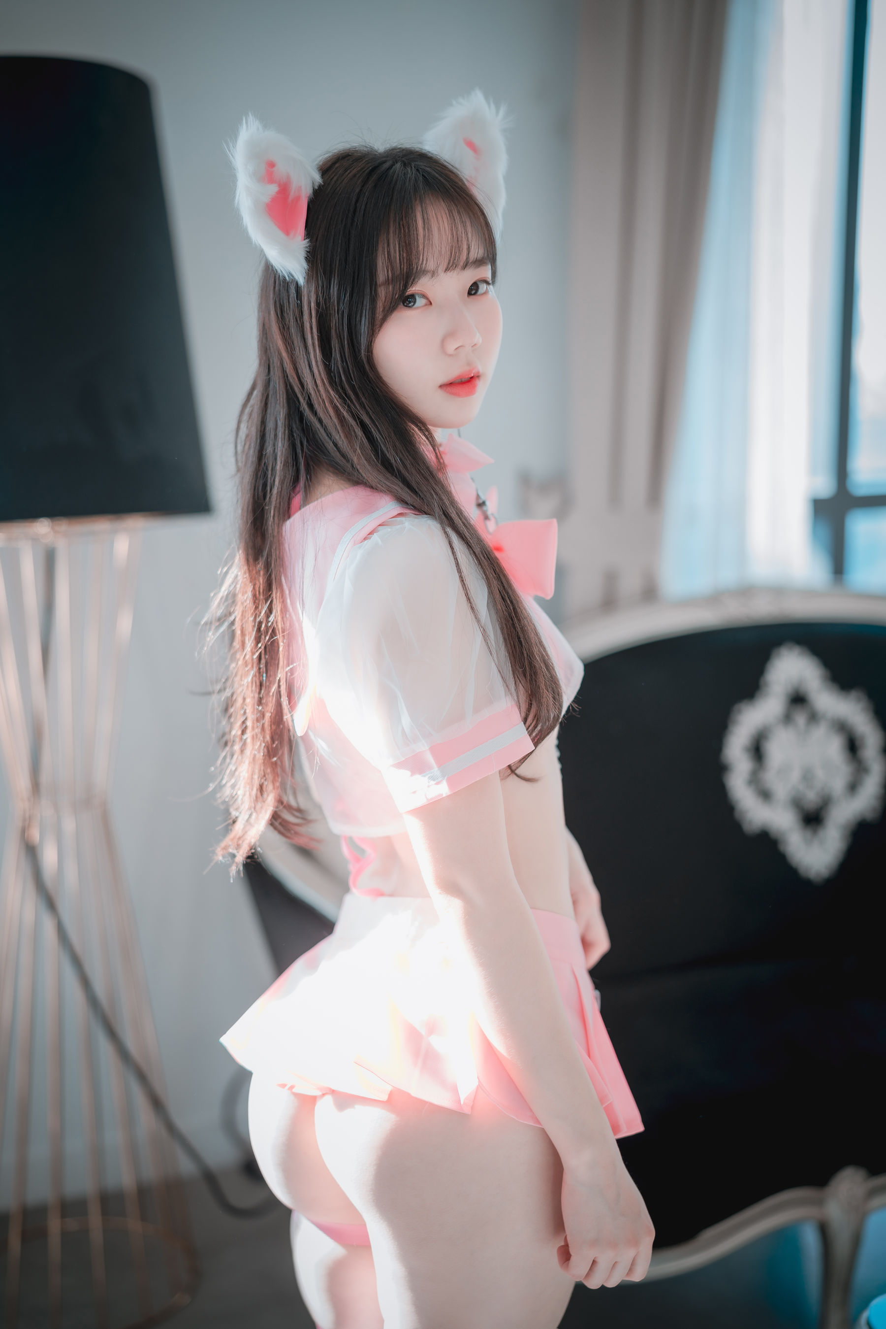 图片[3] - [DJAWA] MyuA - Catgirl in Pink [72P] - 机器猫次元 - 机器猫次元
