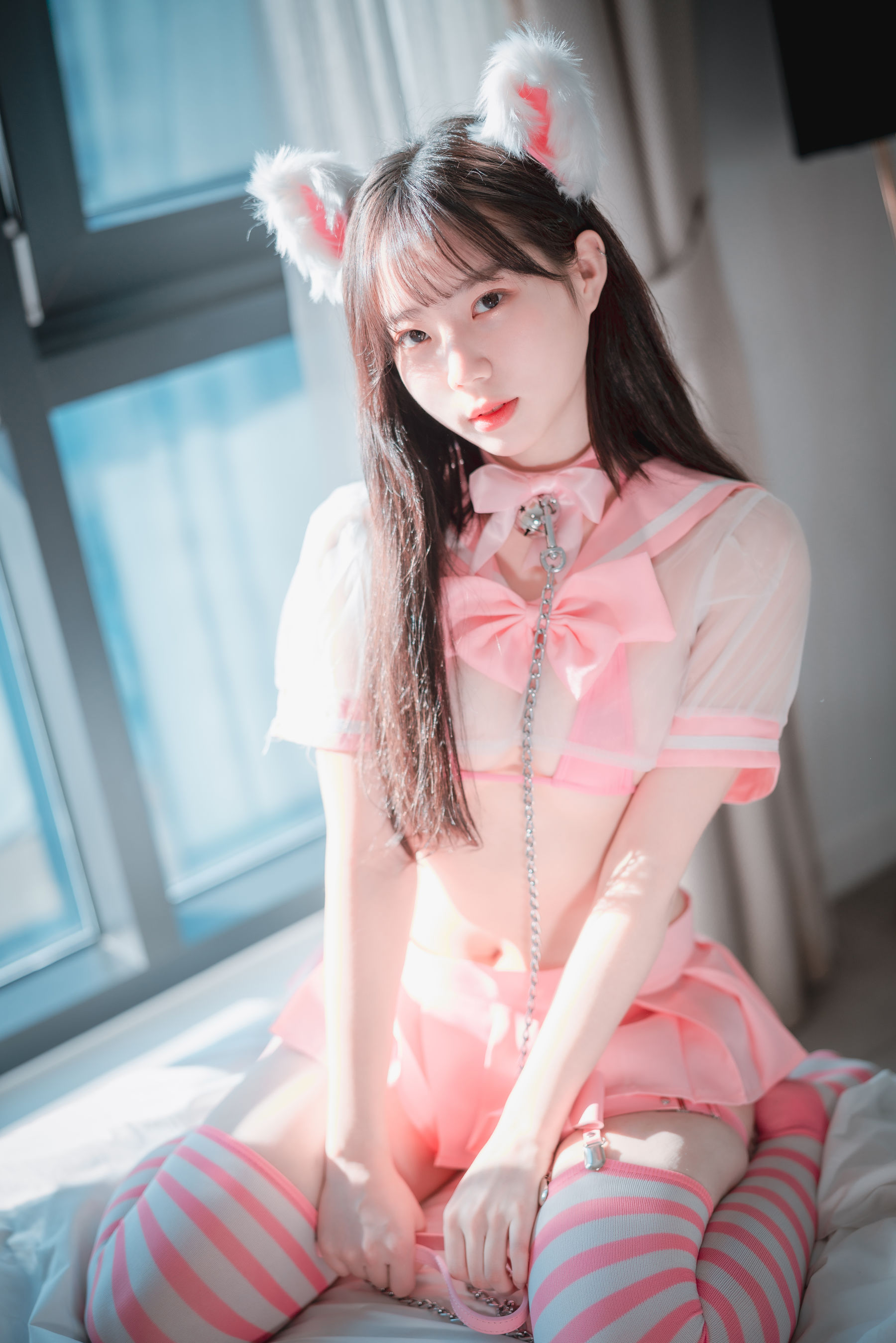 图片[4] - [DJAWA] MyuA - Catgirl in Pink [72P] - 机器猫次元 - 机器猫次元