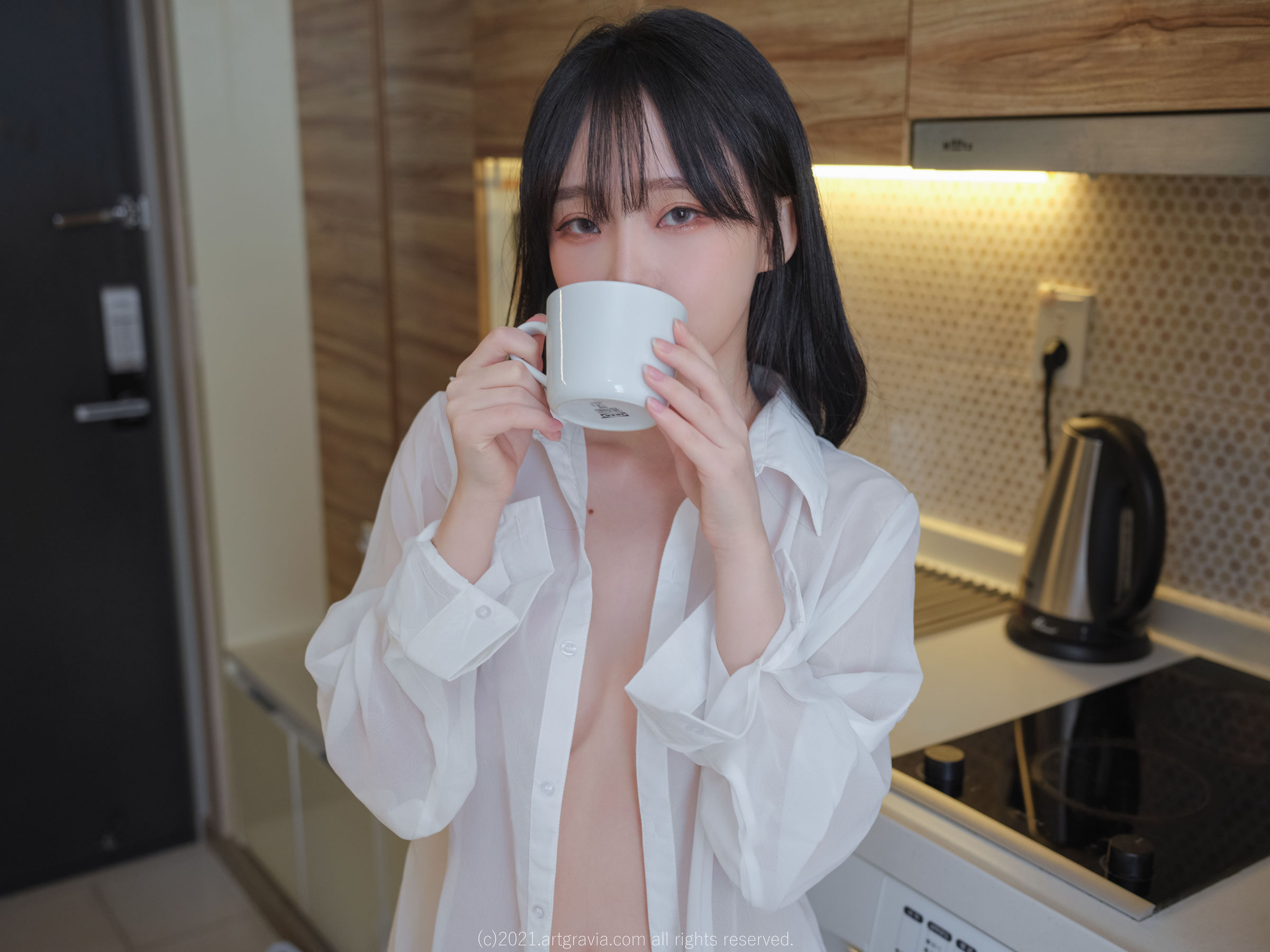 图片[2] - [ARTGRAVIA] VOL.261 Ming Sunha - 白衬衫女友居家诱惑 [80P] - 机器猫次元 - 机器猫次元