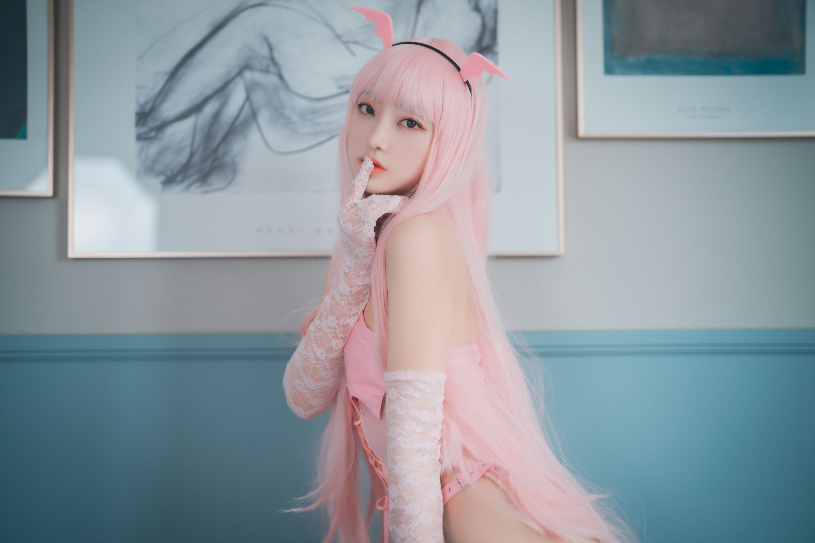 图片[4] - [DJAWA] Hanari - Pink Succubus [123P] - 机器猫次元 - 机器猫次元