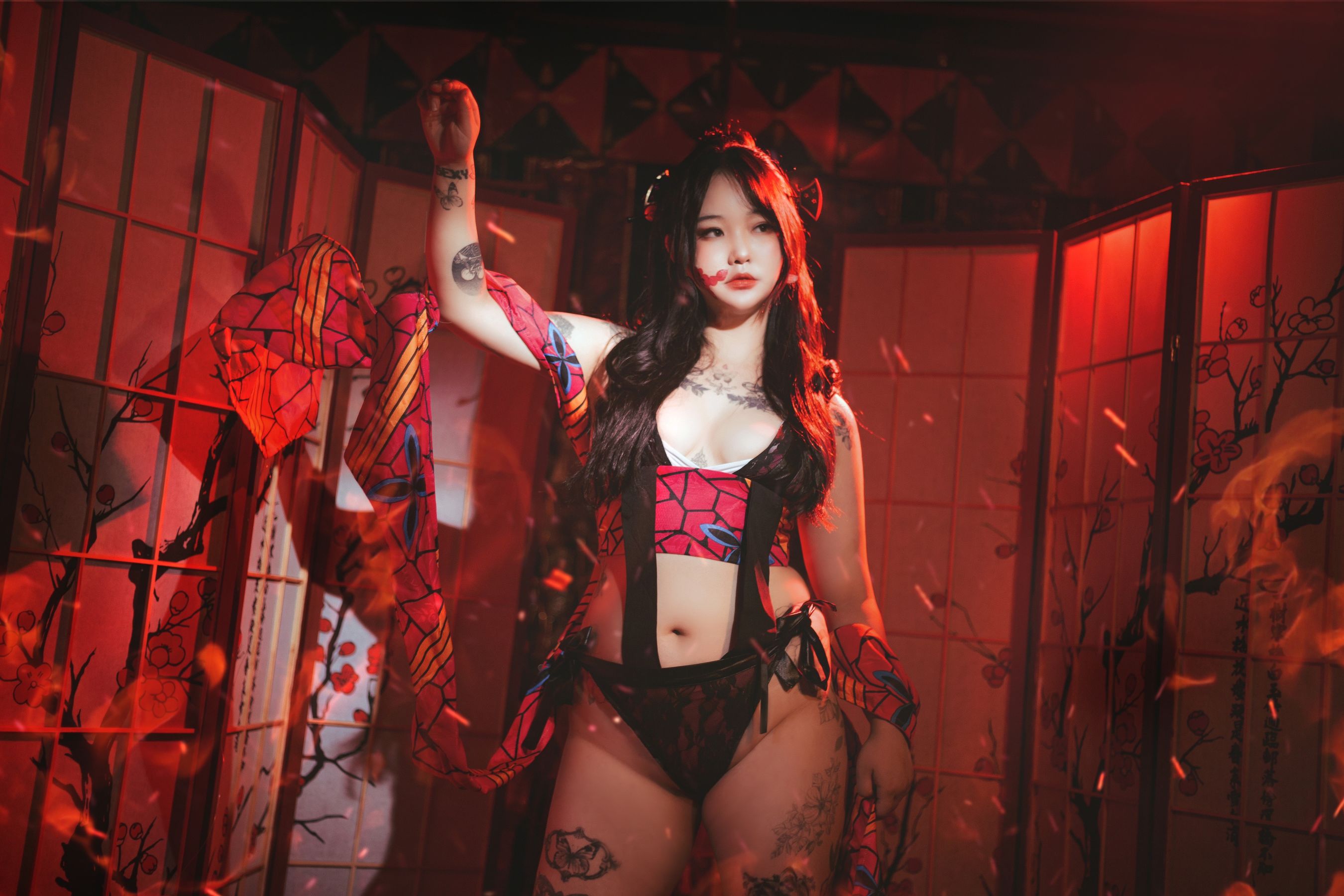 图片[1] - Boyeon - Demon Slayer Daki [33P] - 机器猫次元 - 机器猫次元