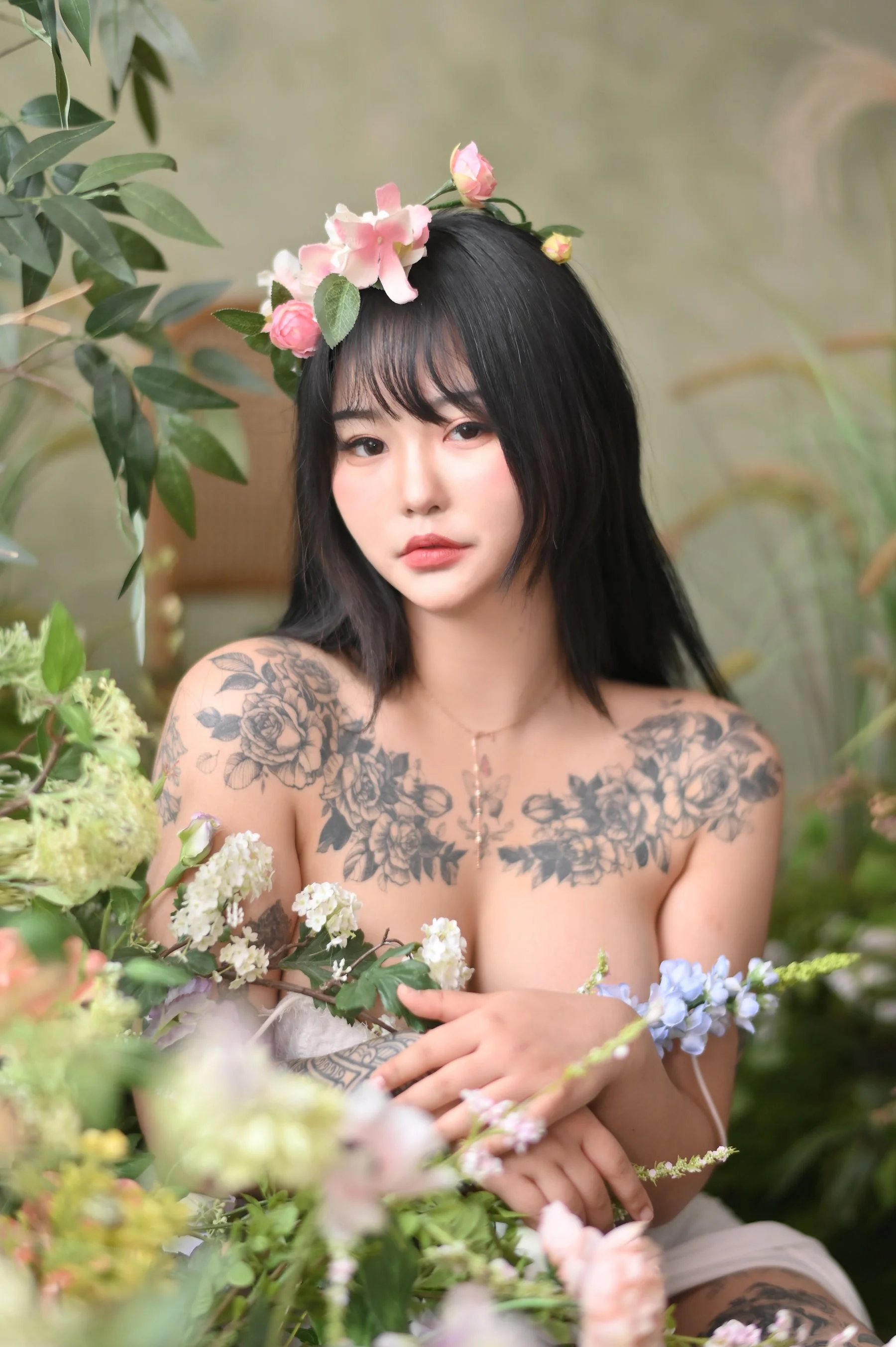 图片[1] - Boyeon Jeon - Nude Flower [54P] - 机器猫次元 - 机器猫次元