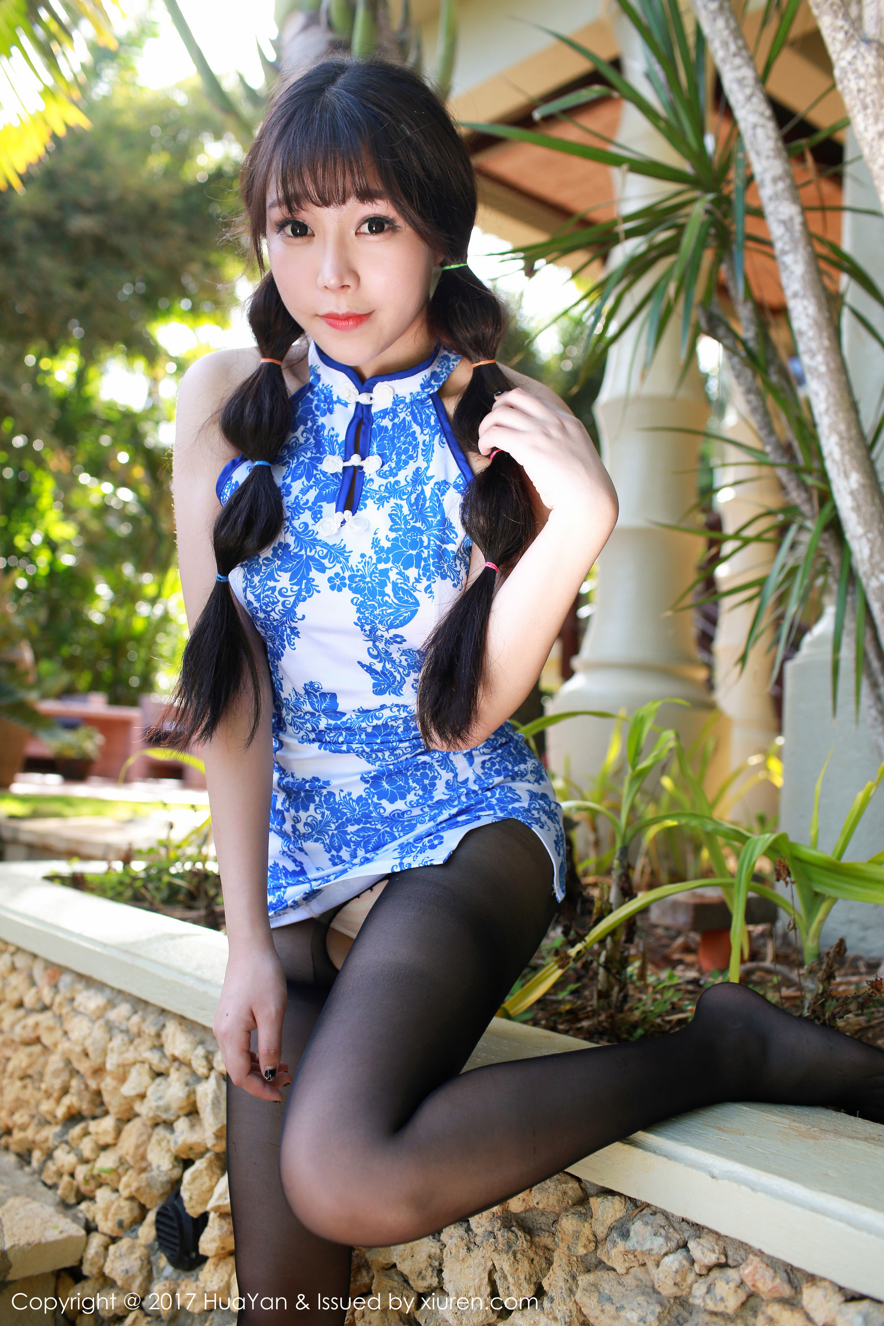 图片[3] - 芝芝Booty《旗袍+黑丝》 HUAYAN 花の颜 VOL.026 [73P] - 机器猫次元 - 机器猫次元