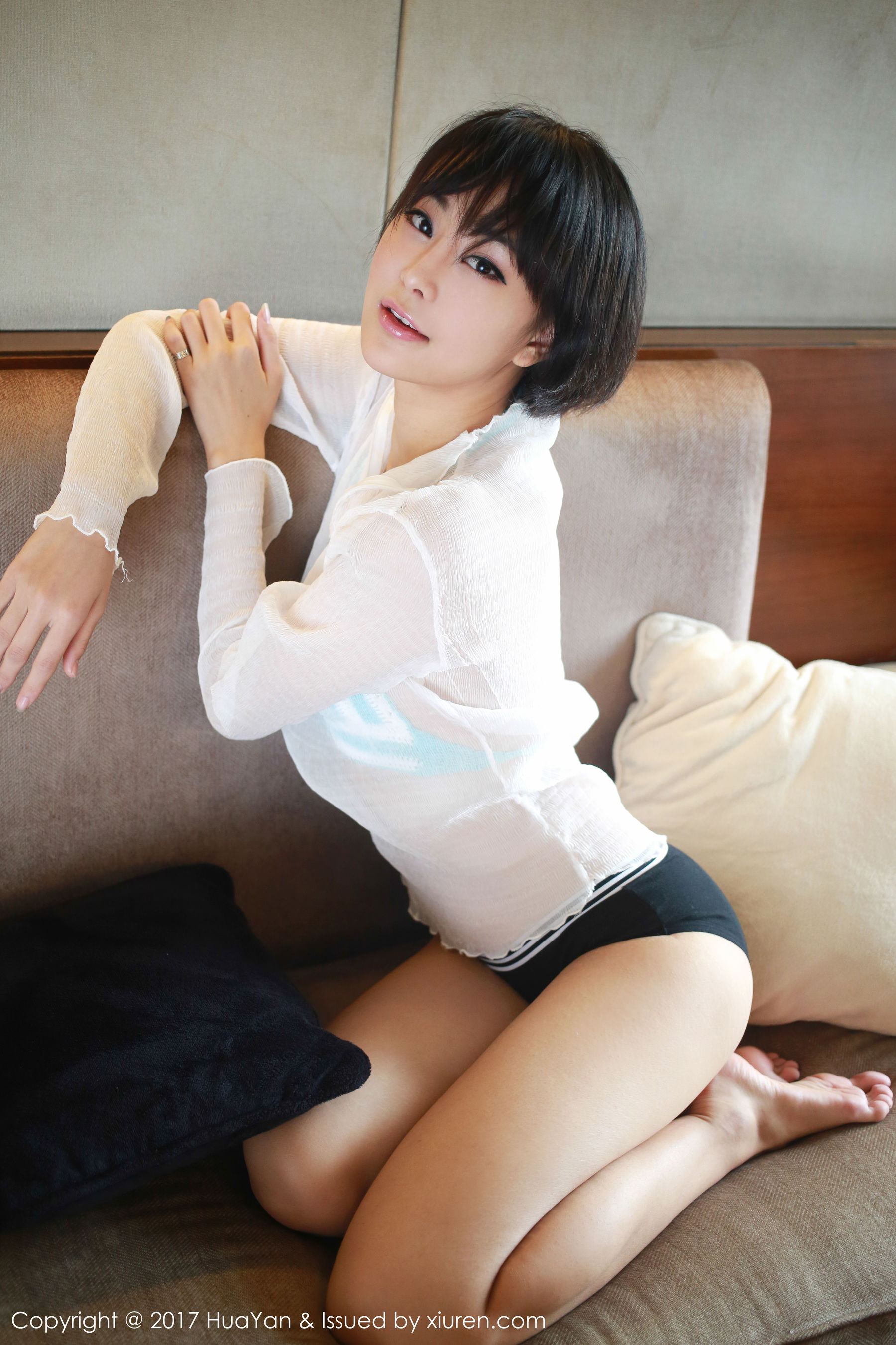 图片[6] - 清新短发新人@艺蕾 HUAYAN 花の颜 VOL.035 [43P] - 机器猫次元 - 机器猫次元
