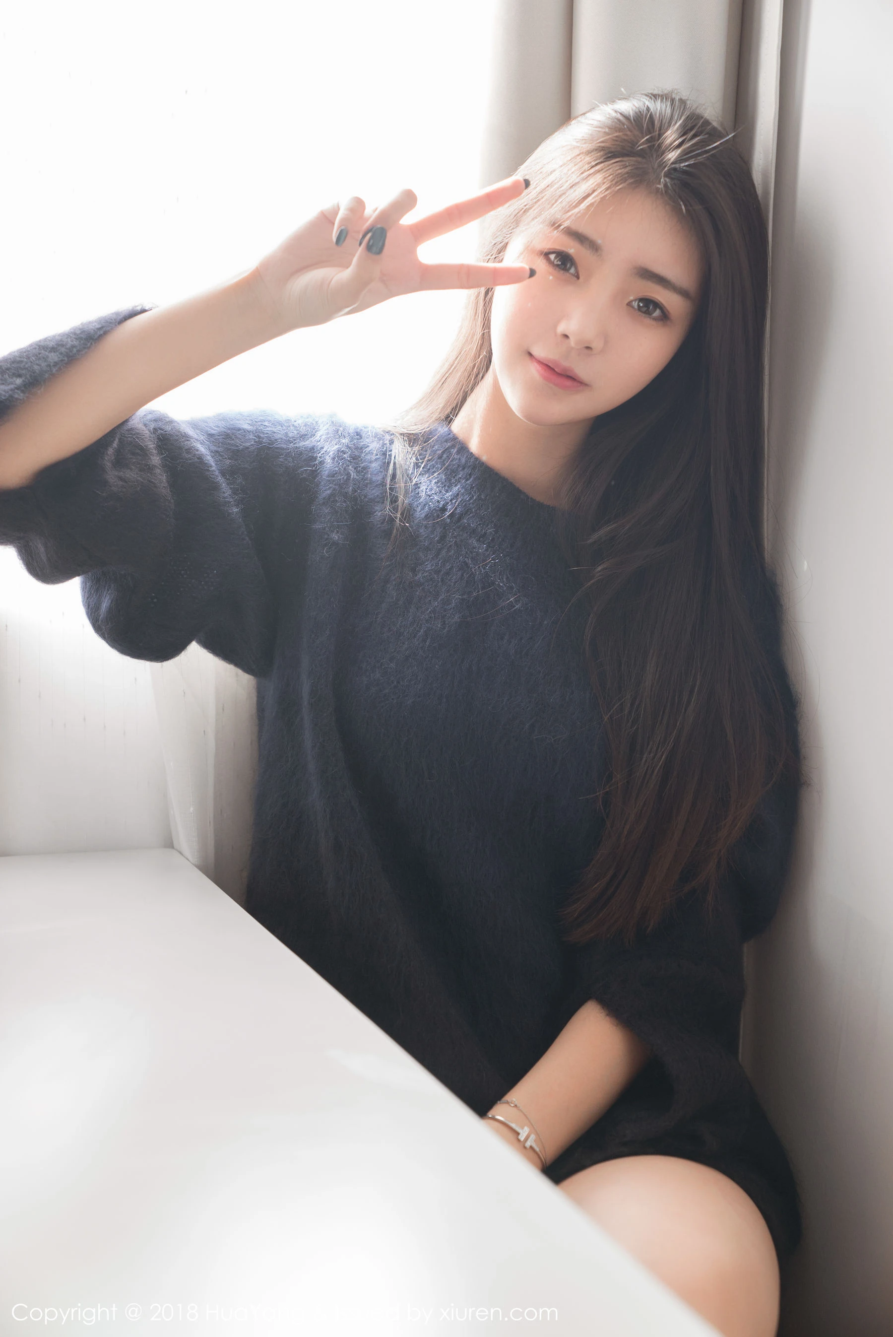 图片[3] - 可樂Vicky《毛衣+白衬衫》 花漾 Vol.027 - 机器猫次元 - 机器猫次元