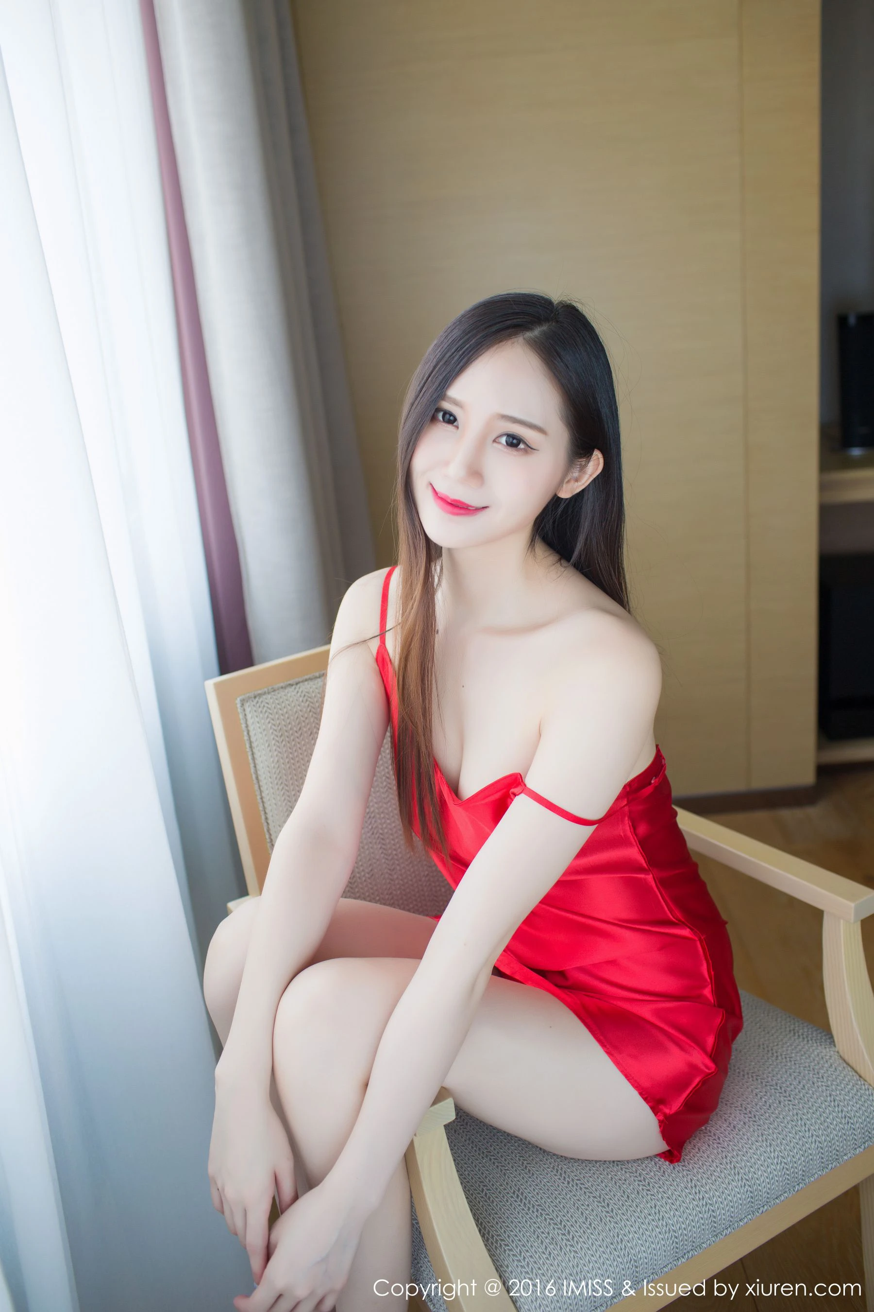 图片[6] - SISY思《红色睡衣和一套粉色内衣》 爱蜜社IMiss Vol.124 - 机器猫次元 - 机器猫次元
