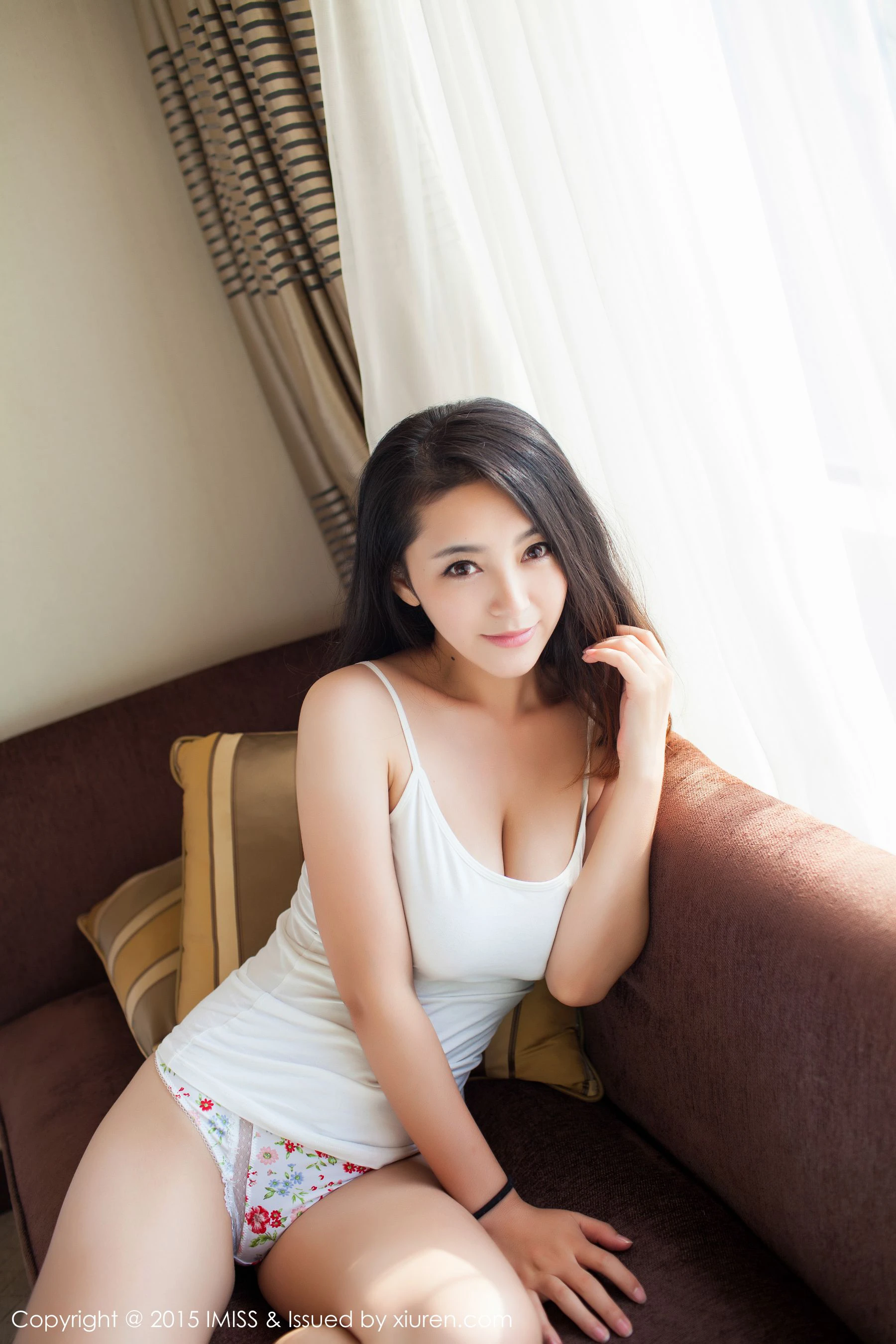 图片[1] - 夏茉GIGI《家居小清凉+性感猫女装》 爱蜜社IMiss Vol.024 - 机器猫次元 - 机器猫次元
