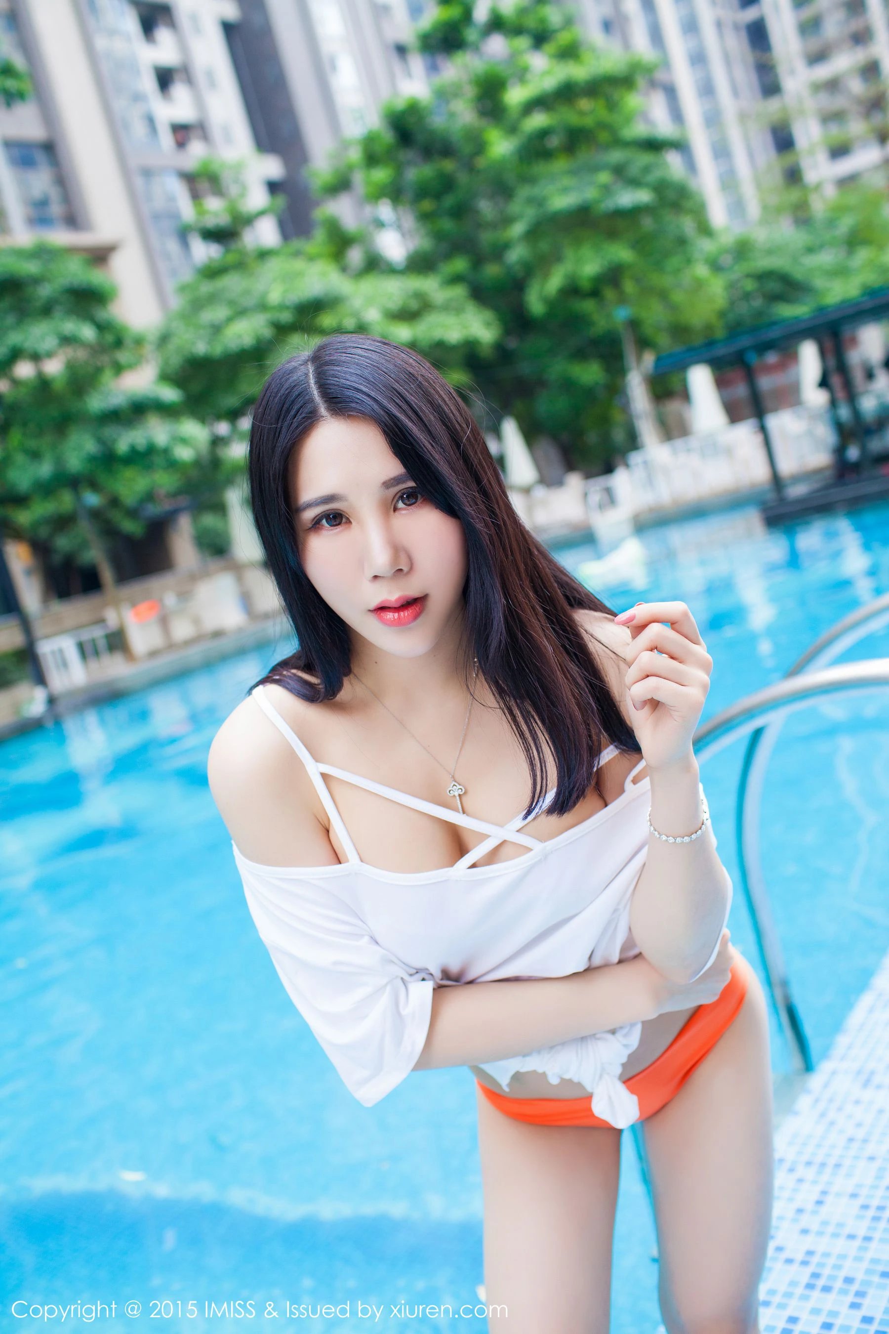 图片[4] - 林恩芝alu《清新外拍》 爱蜜社IMiss Vol.048 - 机器猫次元 - 机器猫次元
