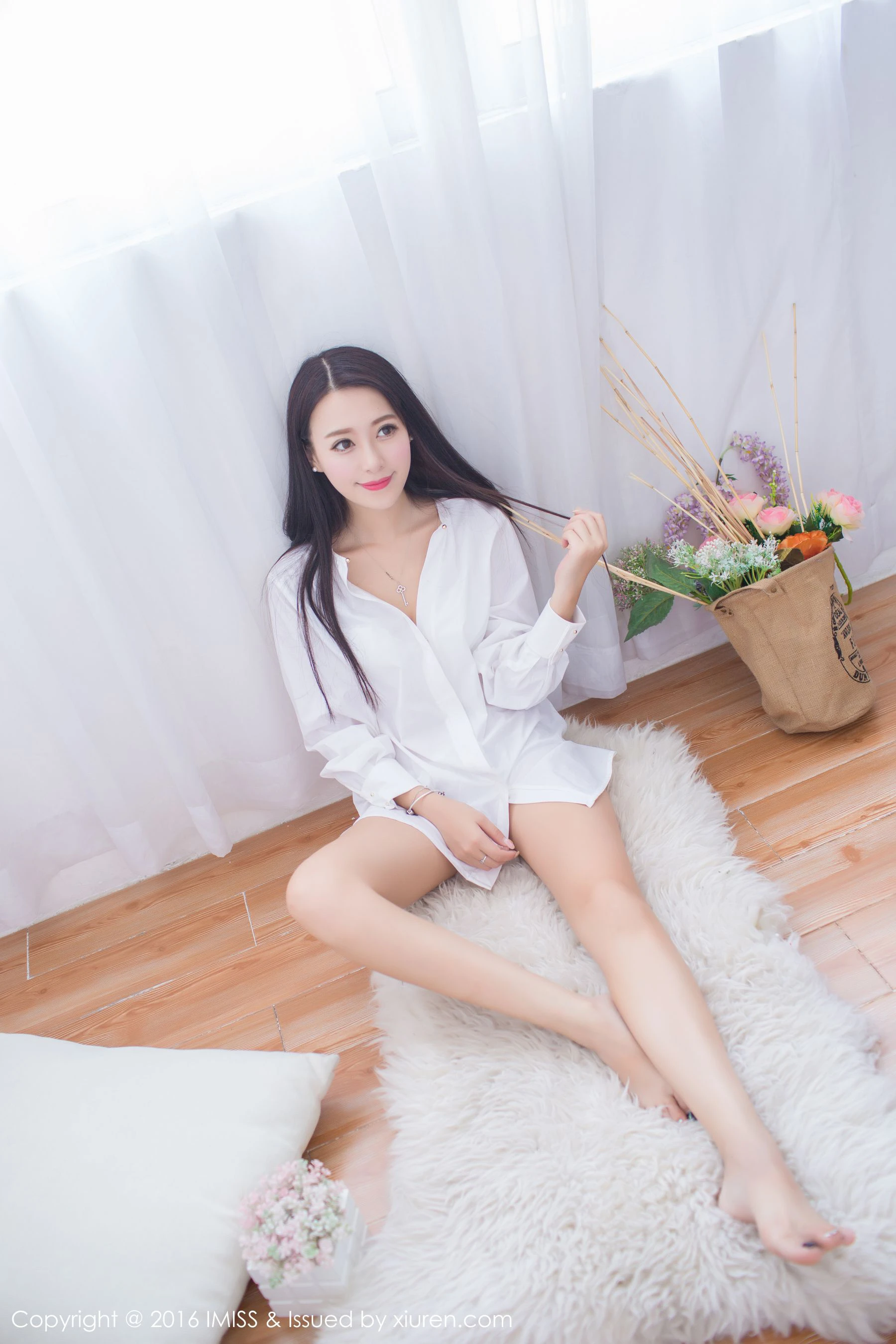 图片[8] - 王曼妮好Q《性感睡衣+白衬衫系列》 爱蜜社IMiss Vol.137 - 机器猫次元 - 机器猫次元
