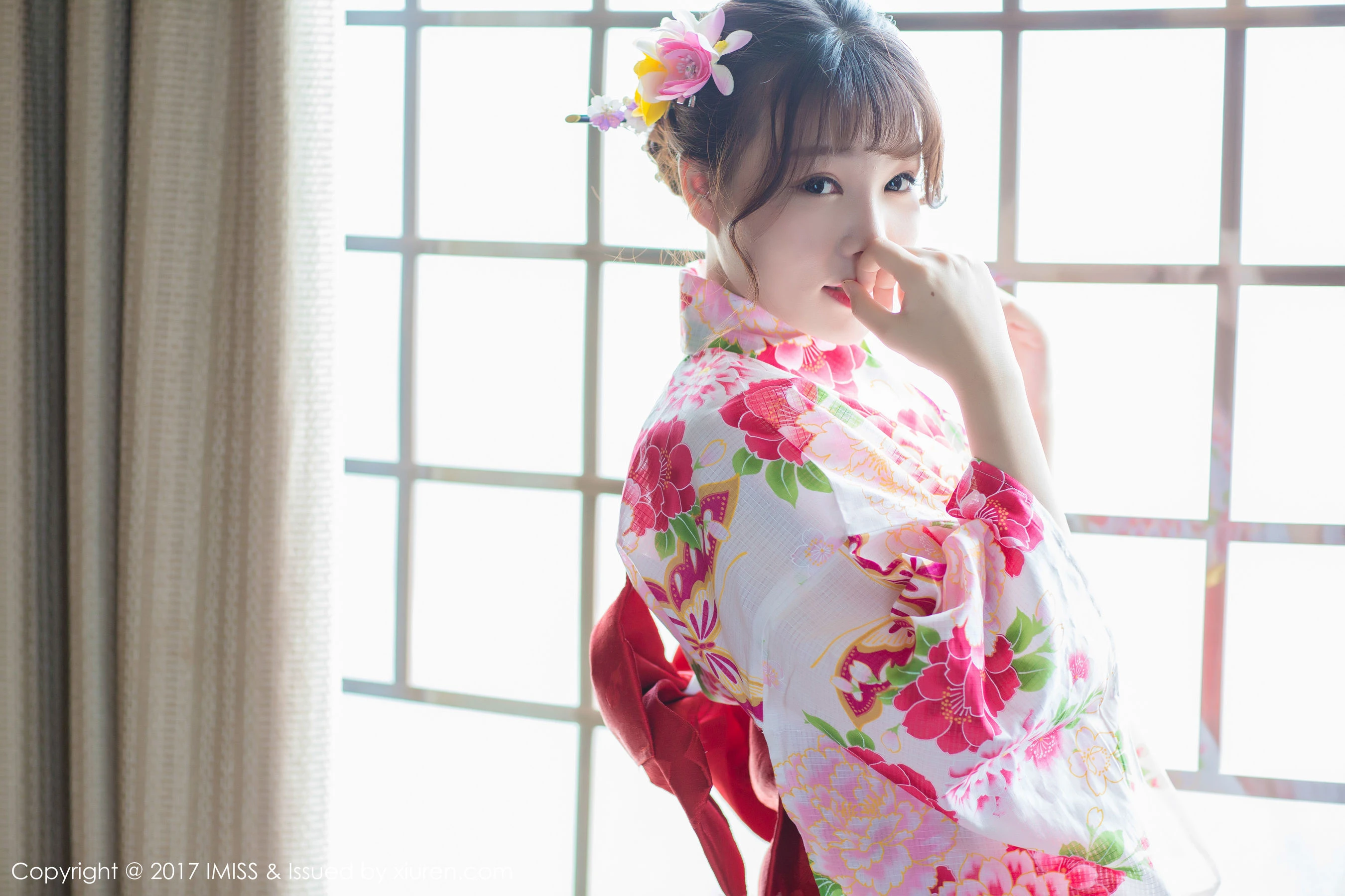 图片[4] - 芝芝Booty《日系和服+迷你比基尼》 爱蜜社 VOL.170 - 机器猫次元 - 机器猫次元