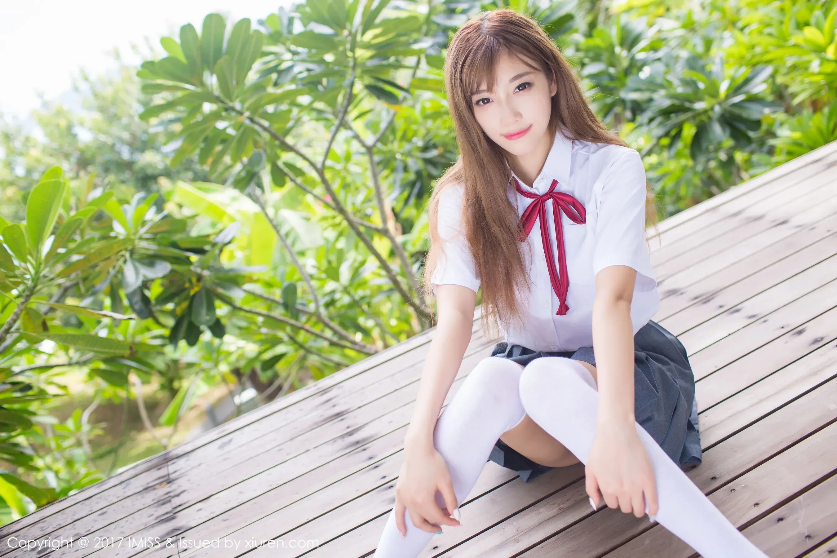 图片[8] - 杨晨晨sugar《室外校服系列》 爱蜜社IMiss VOL.195 - 机器猫次元 - 机器猫次元