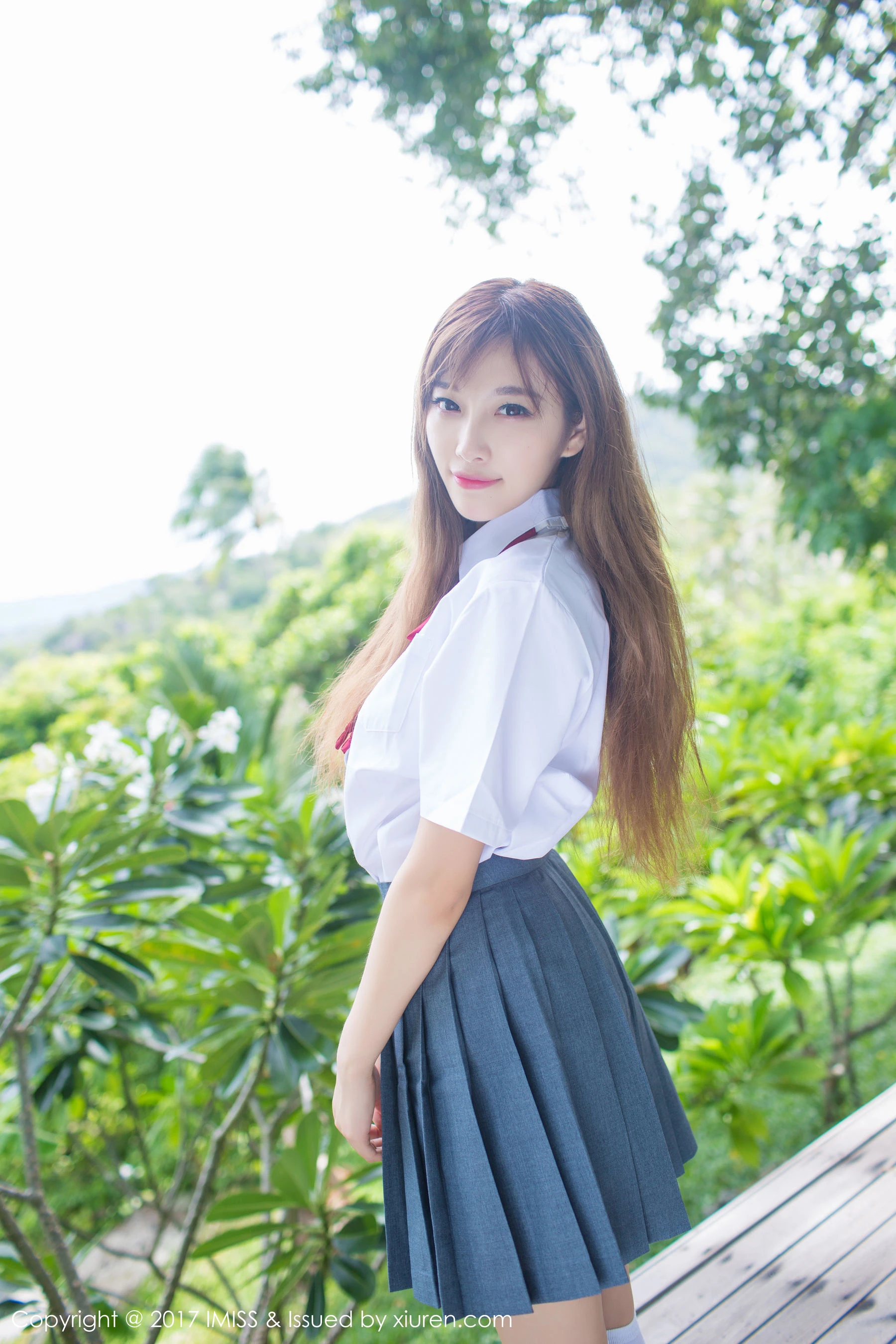 图片[2] - 杨晨晨sugar《室外校服系列》 爱蜜社IMiss VOL.195 - 机器猫次元 - 机器猫次元
