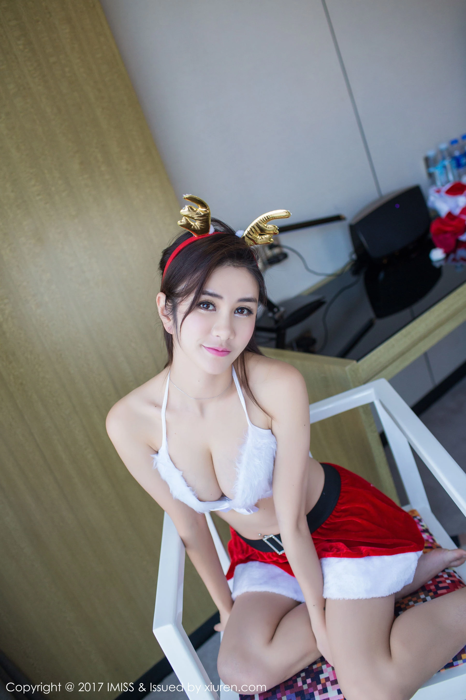 图片[4] - 李李七七喜喜《圣诞主题+丝袜系列》 爱蜜社 Vol.146 - 机器猫次元 - 机器猫次元