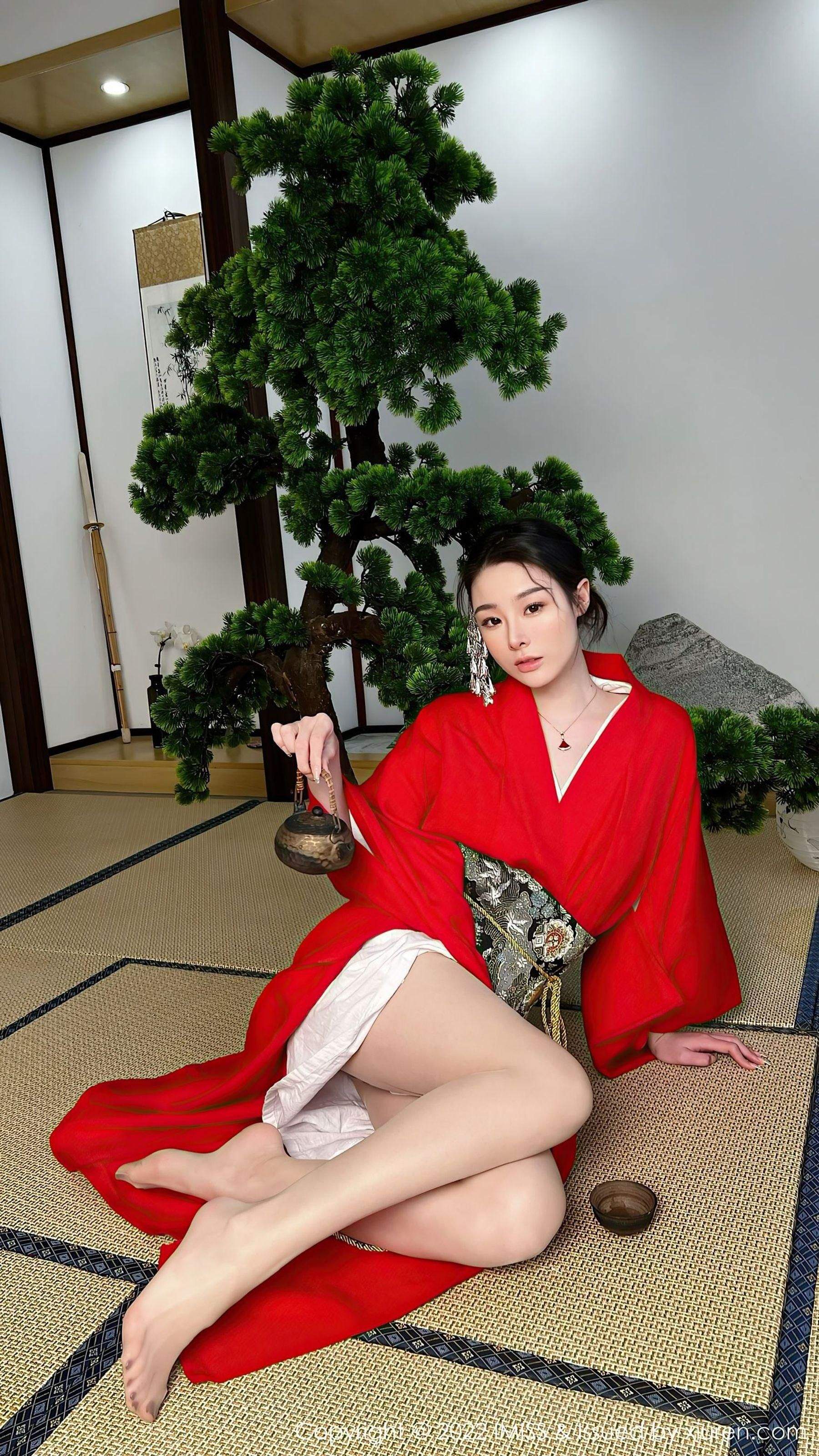 图片[5] - 爱蜜社 VOL.669 逗逗doudou 和服美腿 - 机器猫次元 - 机器猫次元