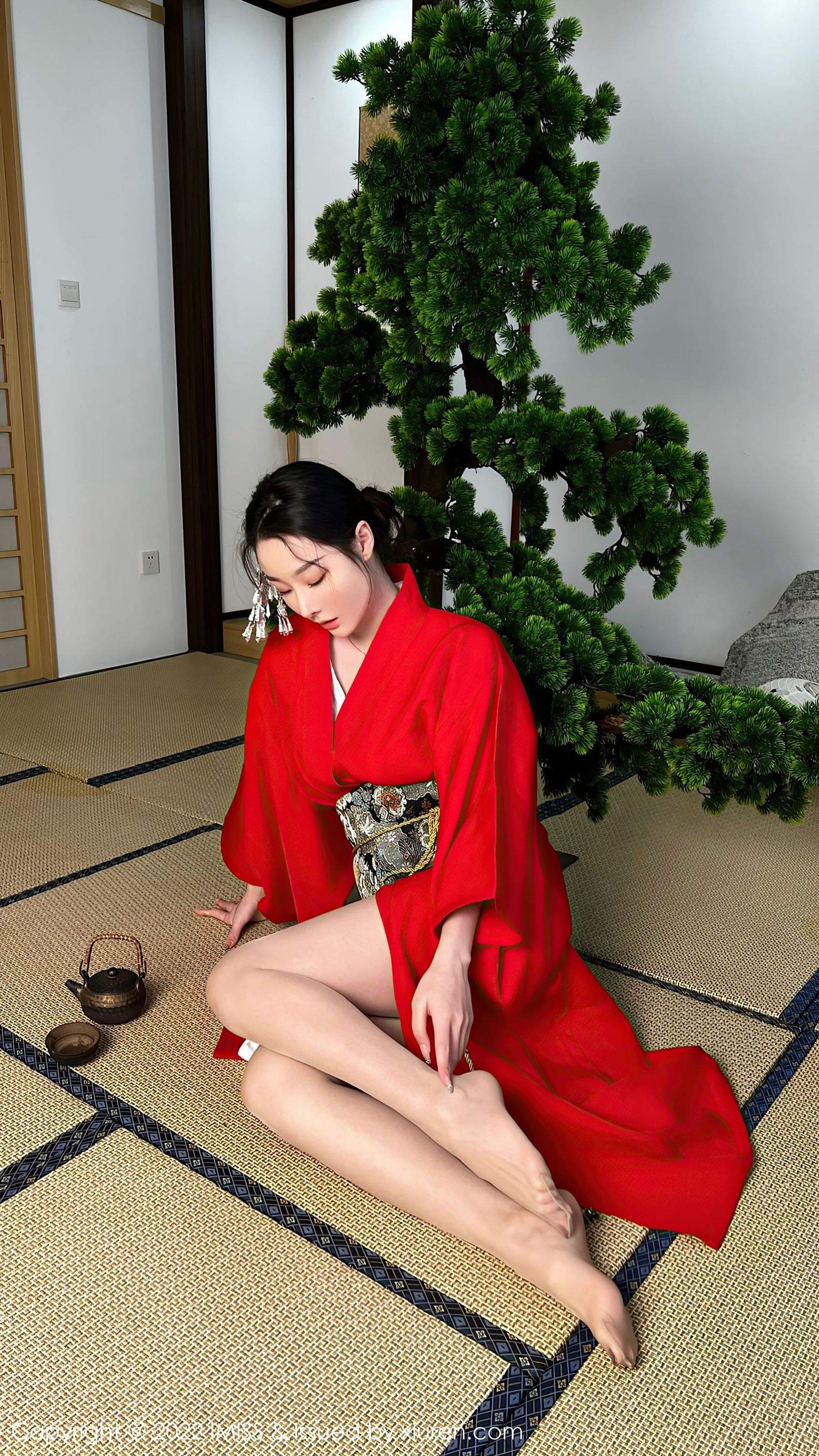 图片[3] - 爱蜜社 VOL.669 逗逗doudou 和服美腿 - 机器猫次元 - 机器猫次元