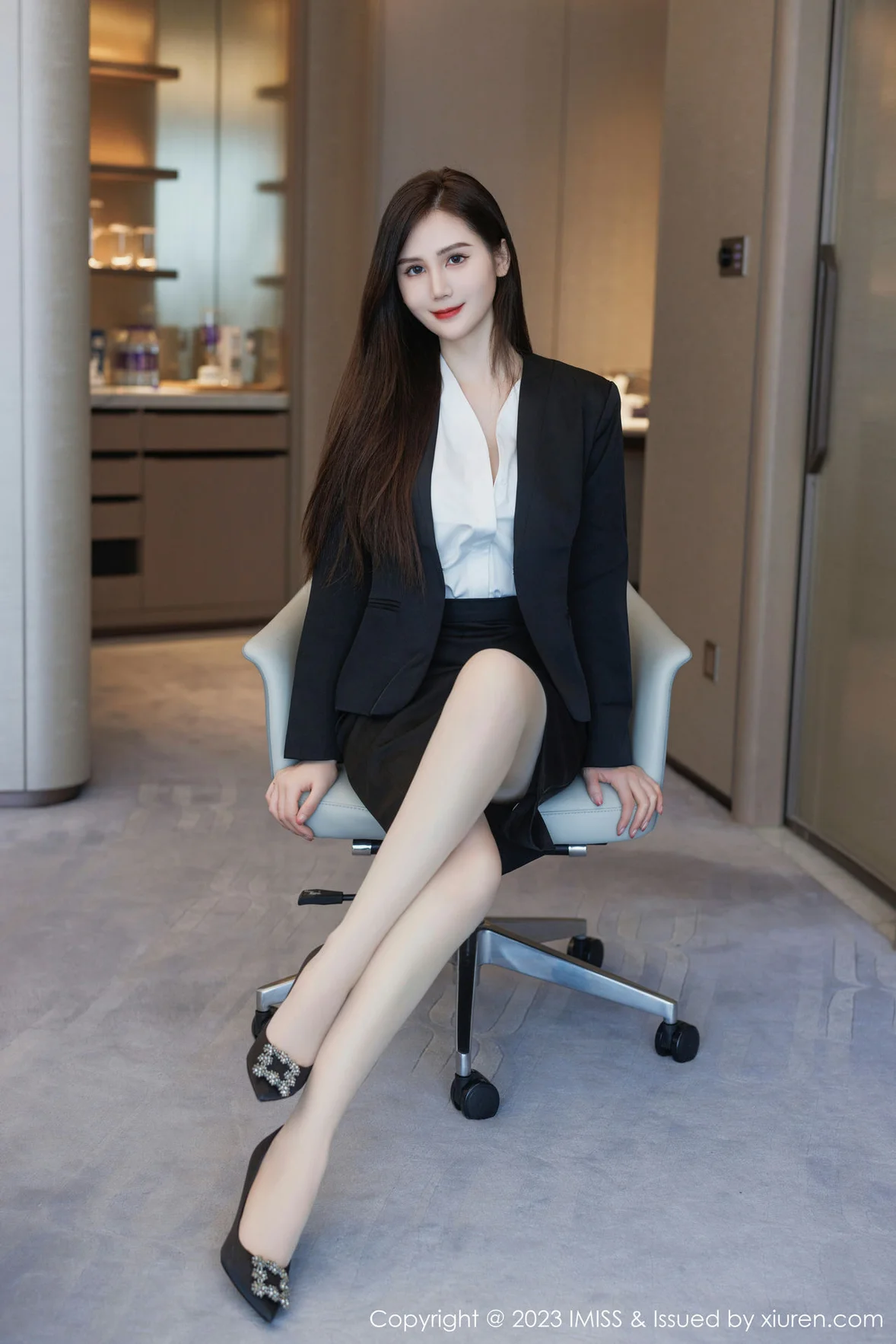图片[8] - 爱蜜社 Vol.739 SISY思 黑色Ol性感写真 [48P] - 机器猫次元 - 机器猫次元