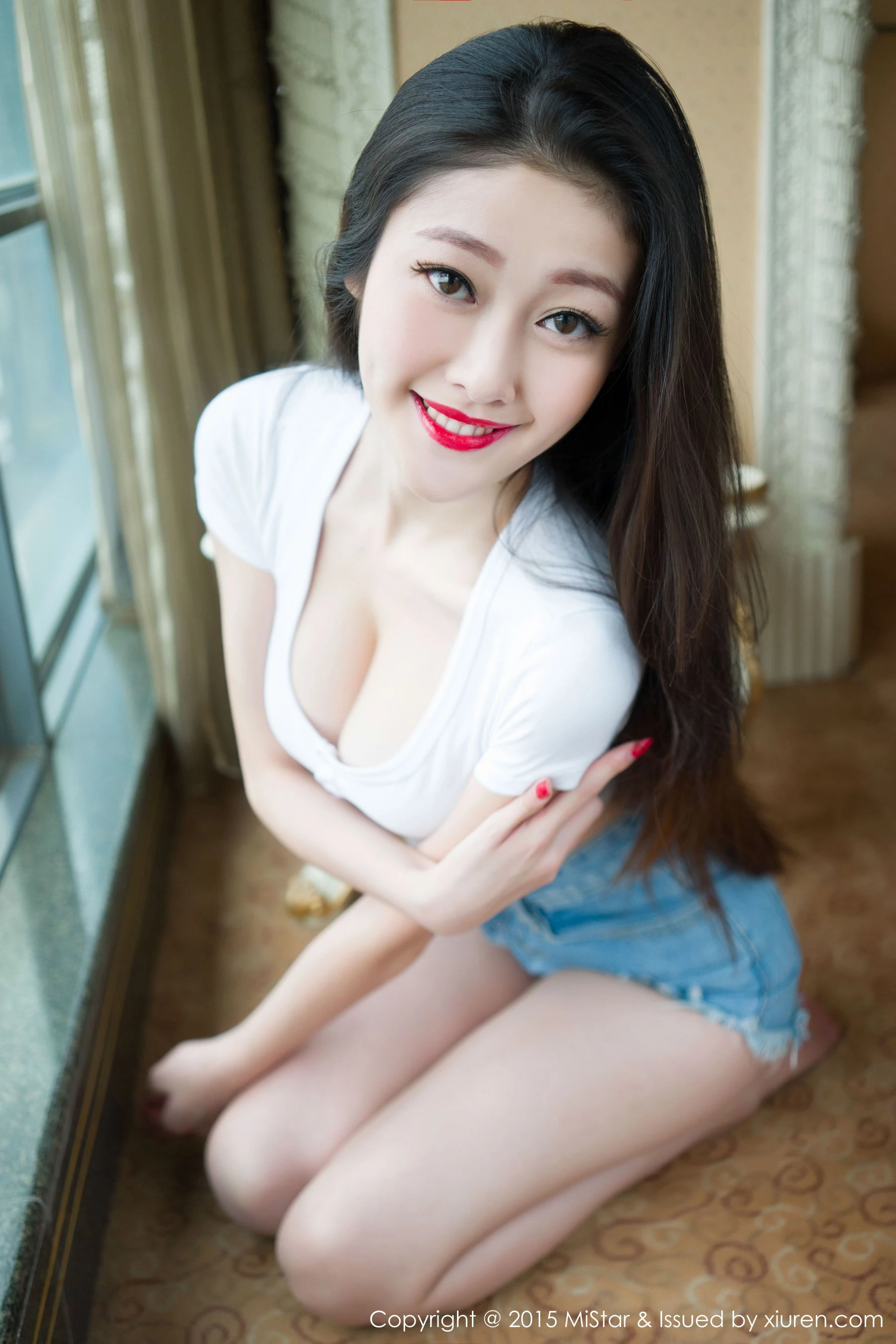 图片[7] - 夏妍《牛仔热裤+丁字裤美臀》 魅妍社 Vol.028 - 机器猫次元 - 机器猫次元