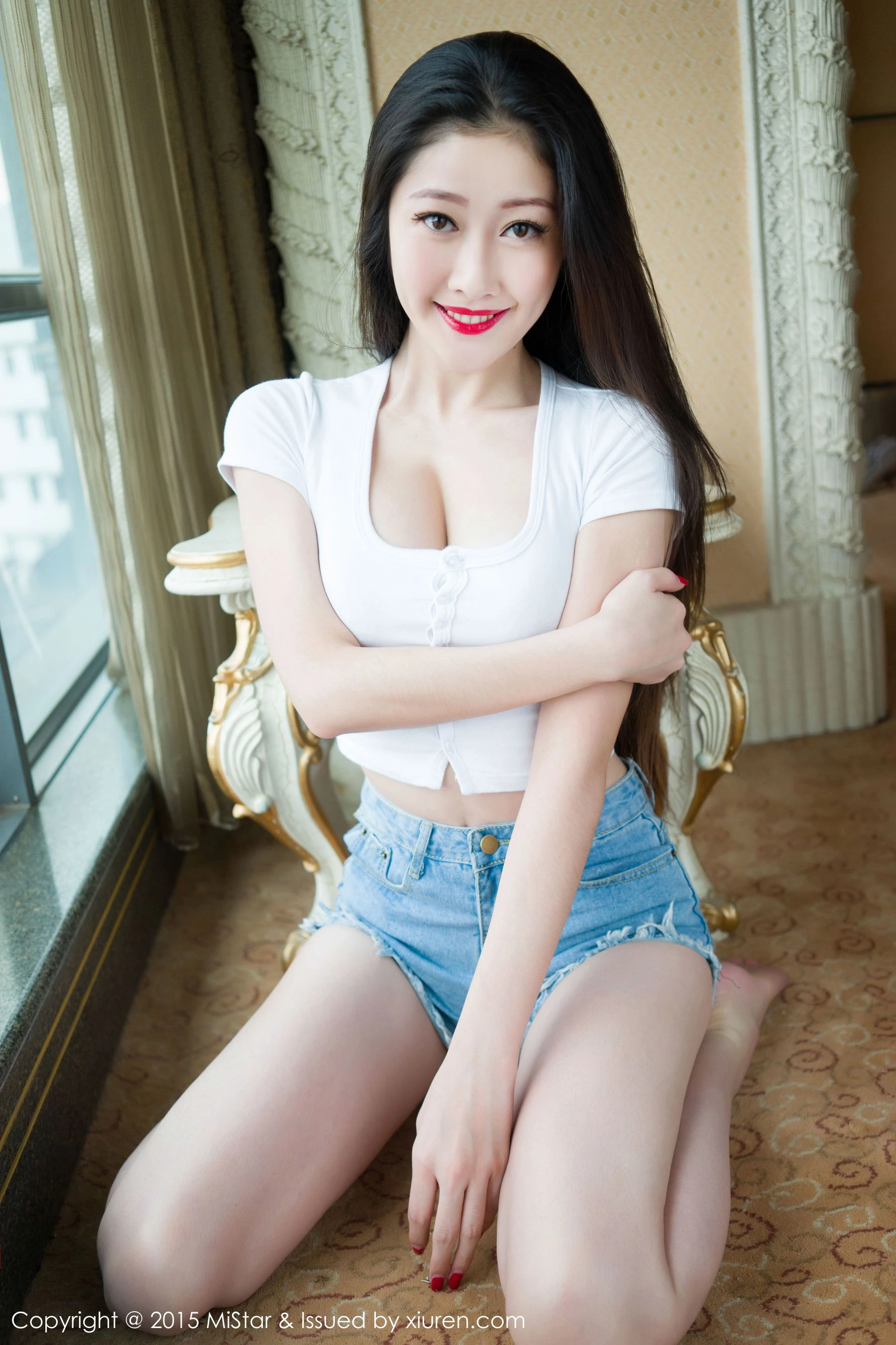 图片[8] - 夏妍《牛仔热裤+丁字裤美臀》 魅妍社 Vol.028 - 机器猫次元 - 机器猫次元