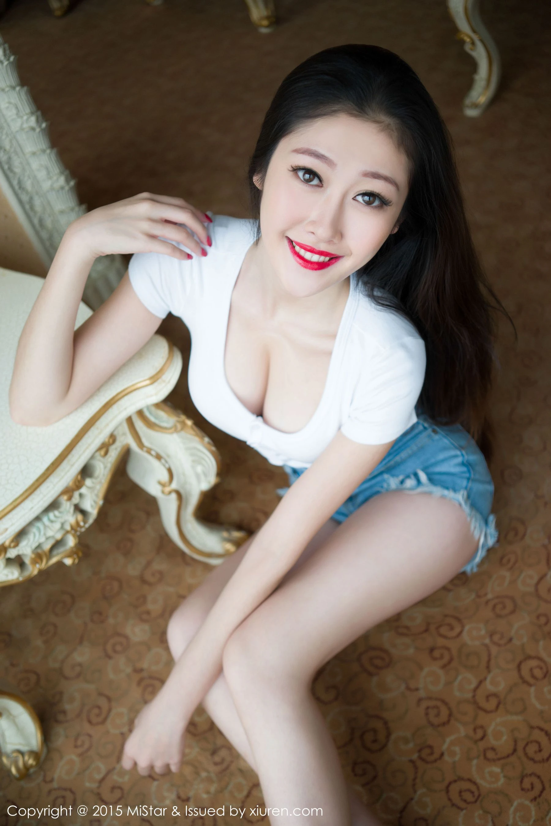 图片[4] - 夏妍《牛仔热裤+丁字裤美臀》 魅妍社 Vol.028 - 机器猫次元 - 机器猫次元