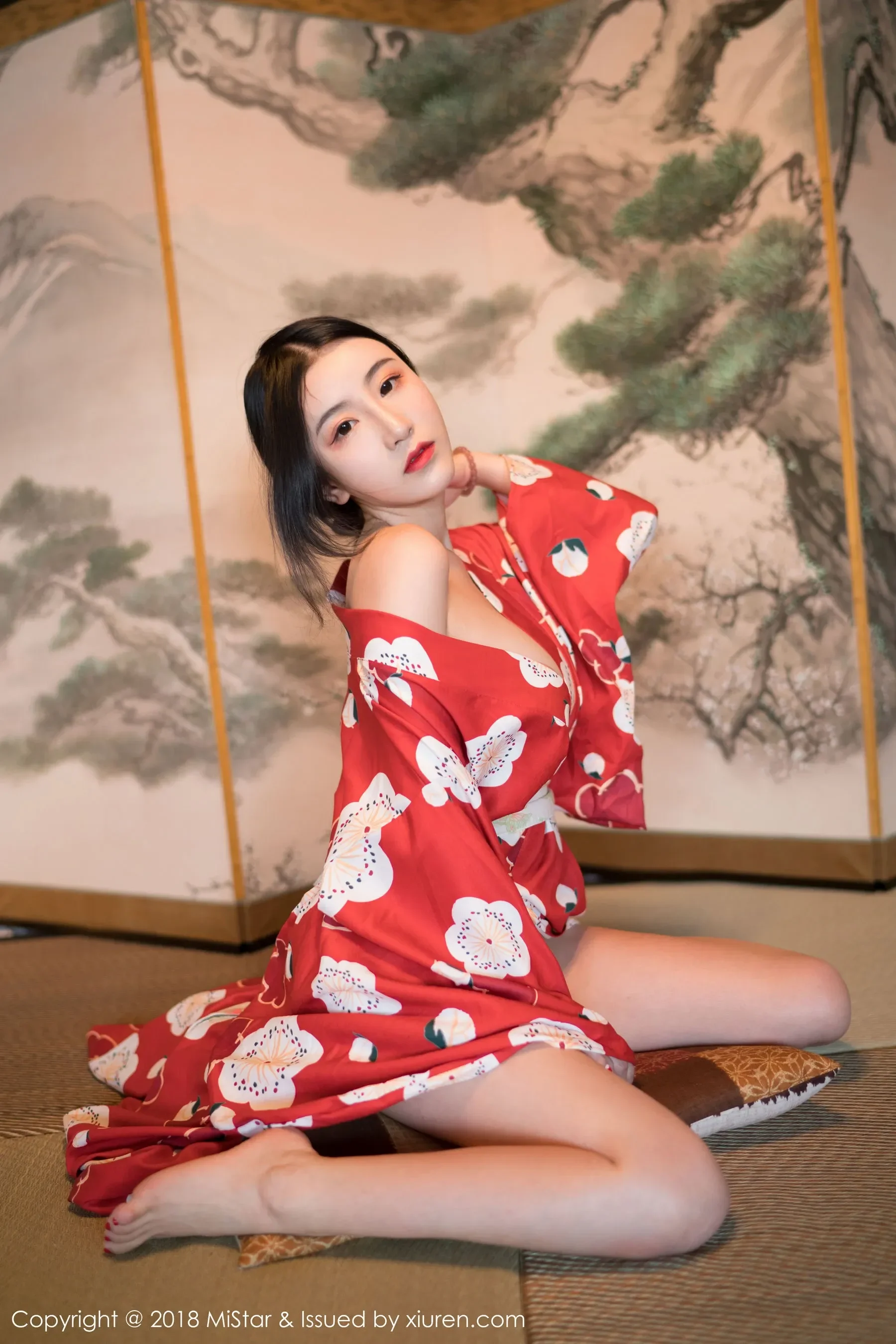 图片[2] - 谢芷馨Sindy《娇艳红色和服》 魅妍社 VOL.210 - 机器猫次元 - 机器猫次元
