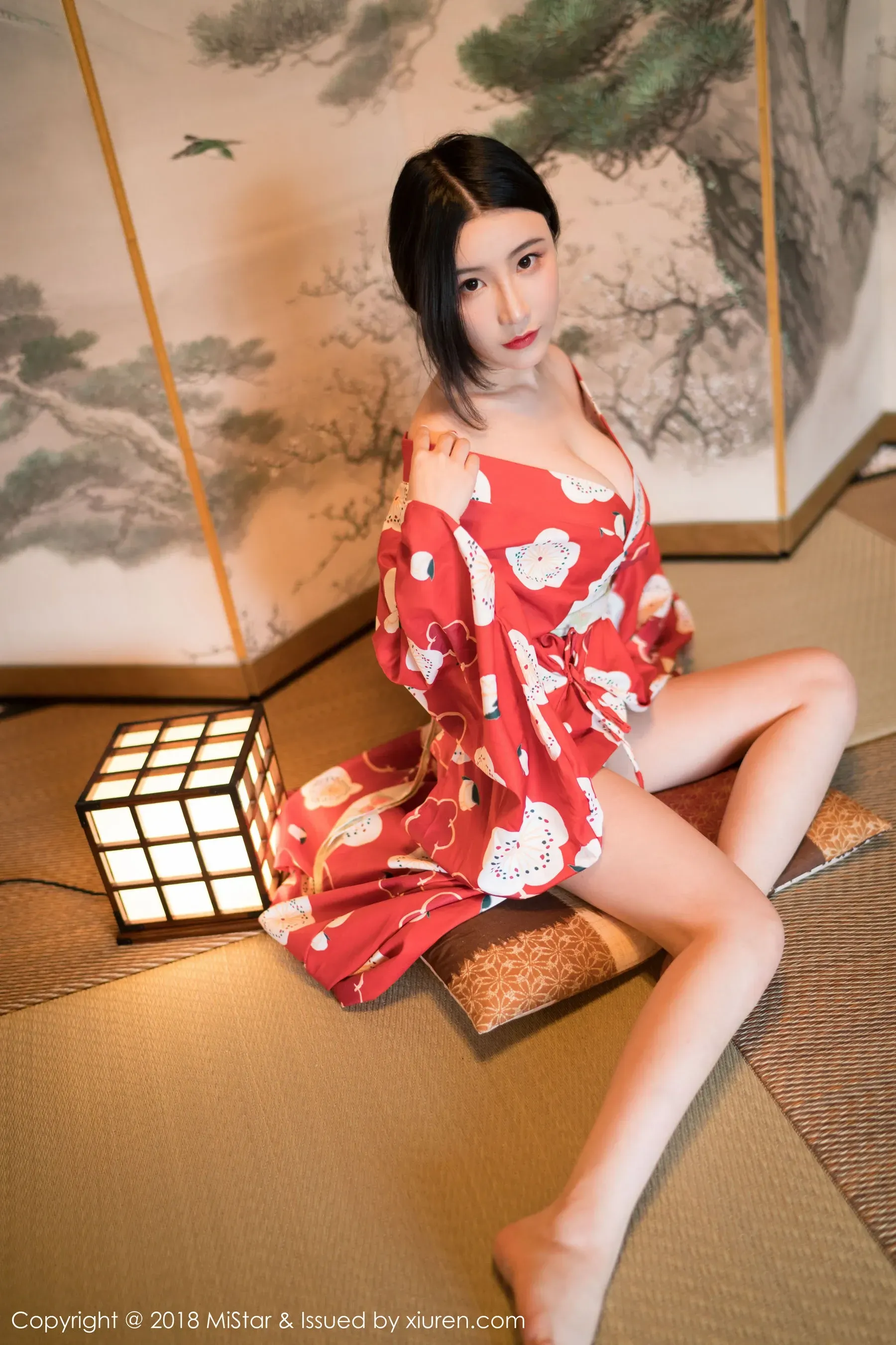 图片[3] - 谢芷馨Sindy《娇艳红色和服》 魅妍社 VOL.210 - 机器猫次元 - 机器猫次元