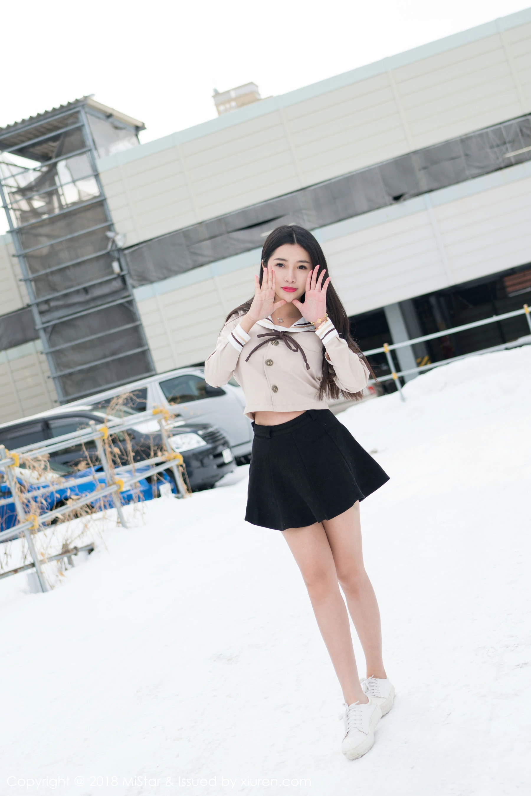 图片[8] - 陈嘉嘉Tiffany《雪中有佳人+性感肚兜》 魅妍社 VOL.216 - 机器猫次元 - 机器猫次元