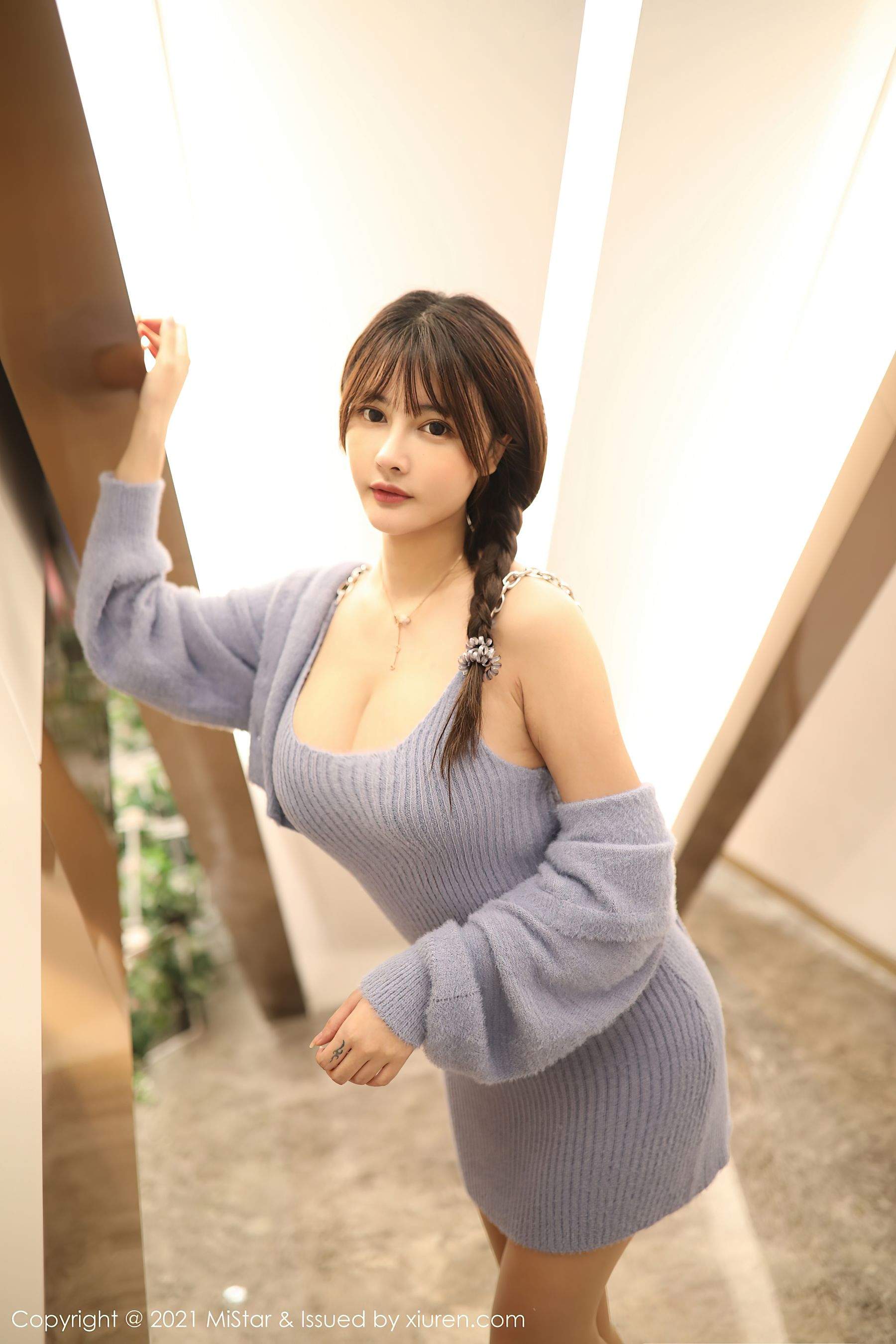 图片[2] - 魅妍社 VOL.329 萌奈子 &低胸的服饰与朦胧肉丝 - 机器猫次元 - 机器猫次元