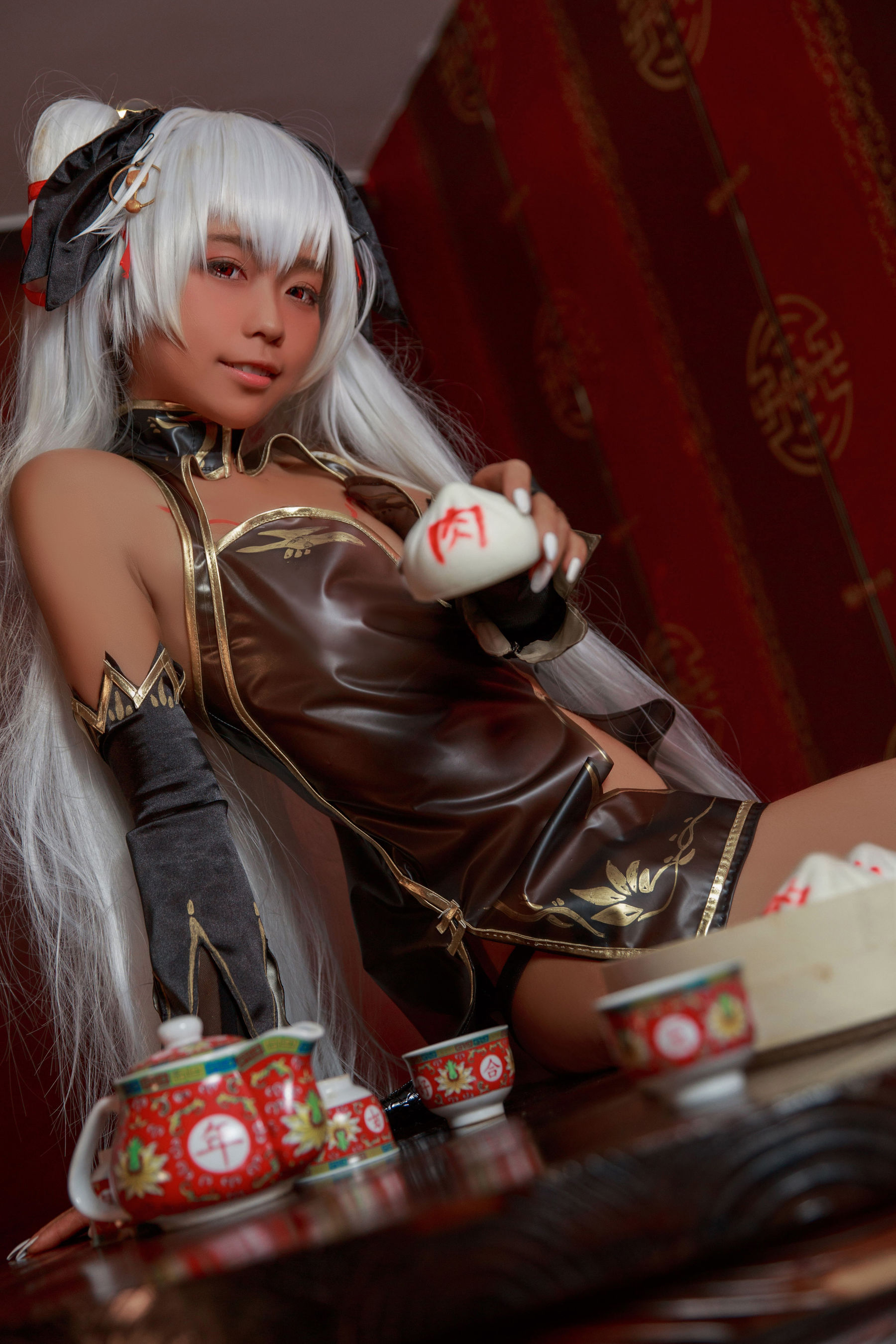 图片[5] - G44不会受伤 - 褐色旗袍娘 [18P] - 机器猫次元 - 机器猫次元