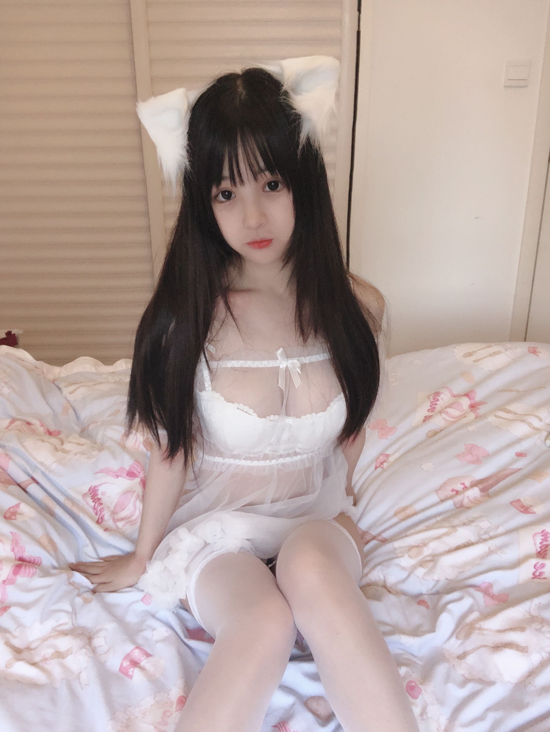 图片[4] - 桜井宁宁 - 小白猫 蕾丝内衣 [31P] - 机器猫次元 - 机器猫次元