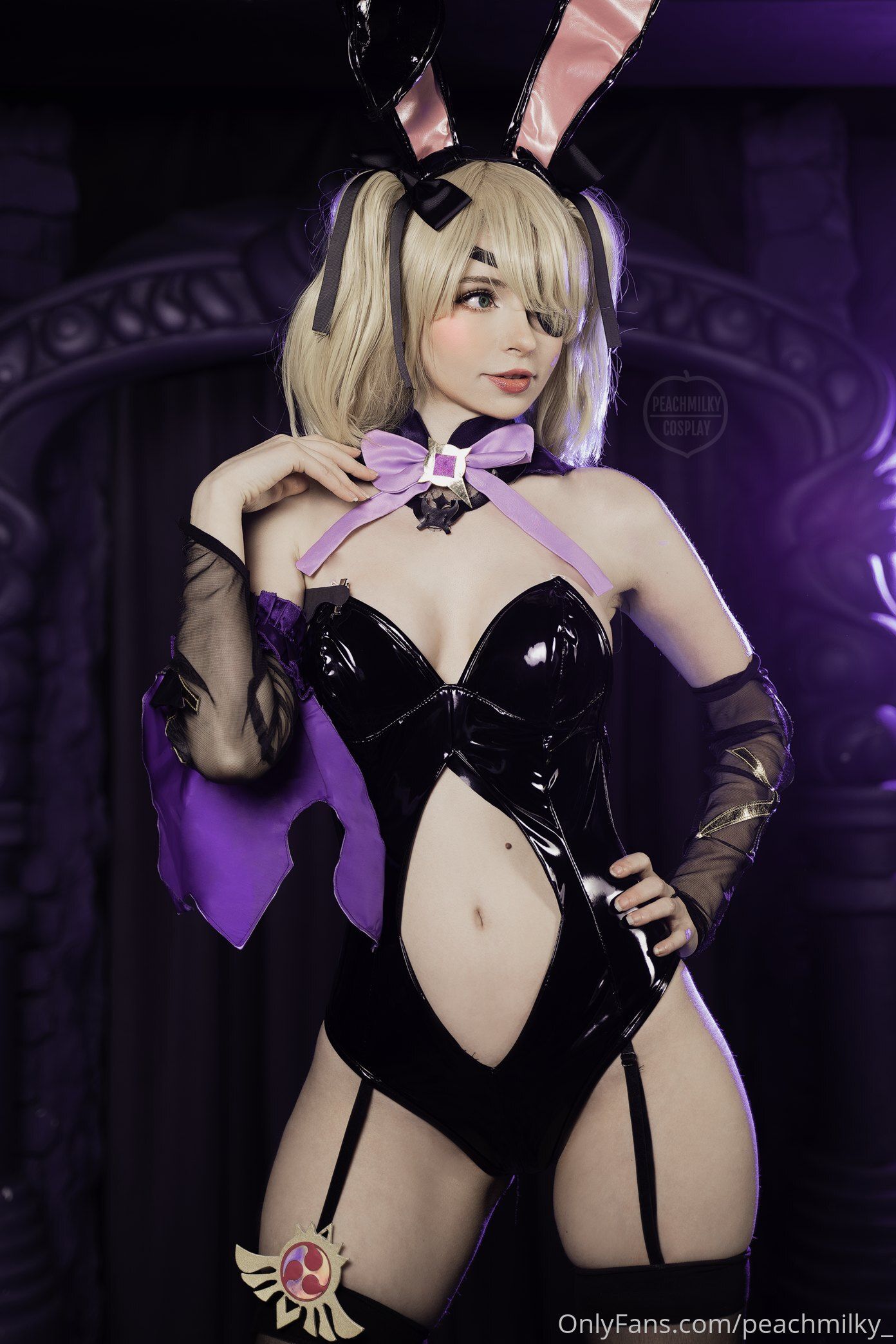 图片[2] - Peach milky - Fischl Playboy Bunny Genshin Impact [24P] - 机器猫次元 - 机器猫次元